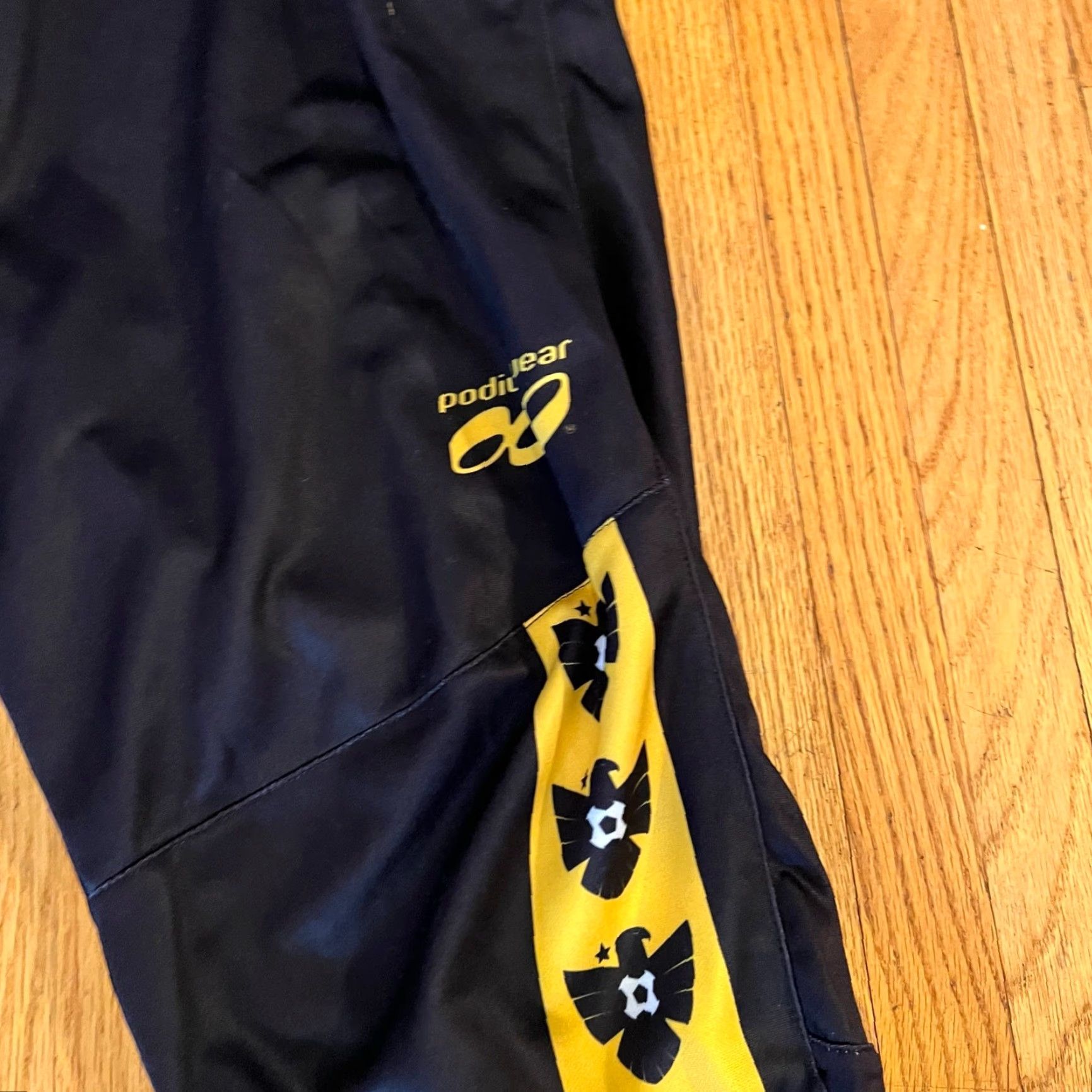 Vintage Podium Wear Pants Adult XL Black Track Mens Saint Paul Blackhawks Soccer Size US 36 / EU 52 - 2 Thumbnail