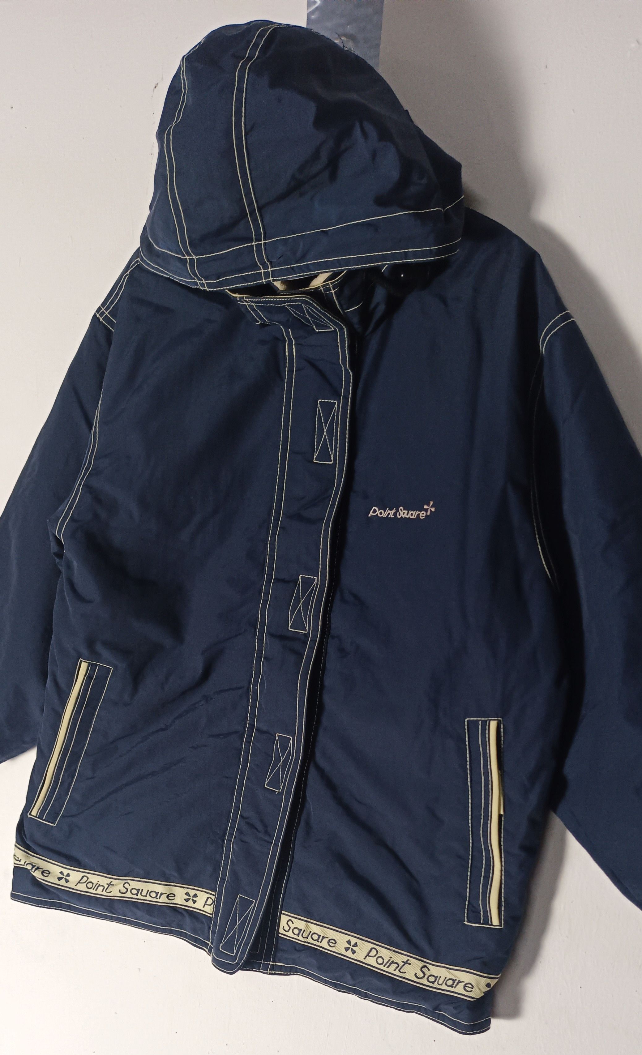 Japanese Brand 🔥SALE🔥Vintage POINT SQUARE SKI JACKET Size US XL / EU 56 / 4 - 4 Thumbnail