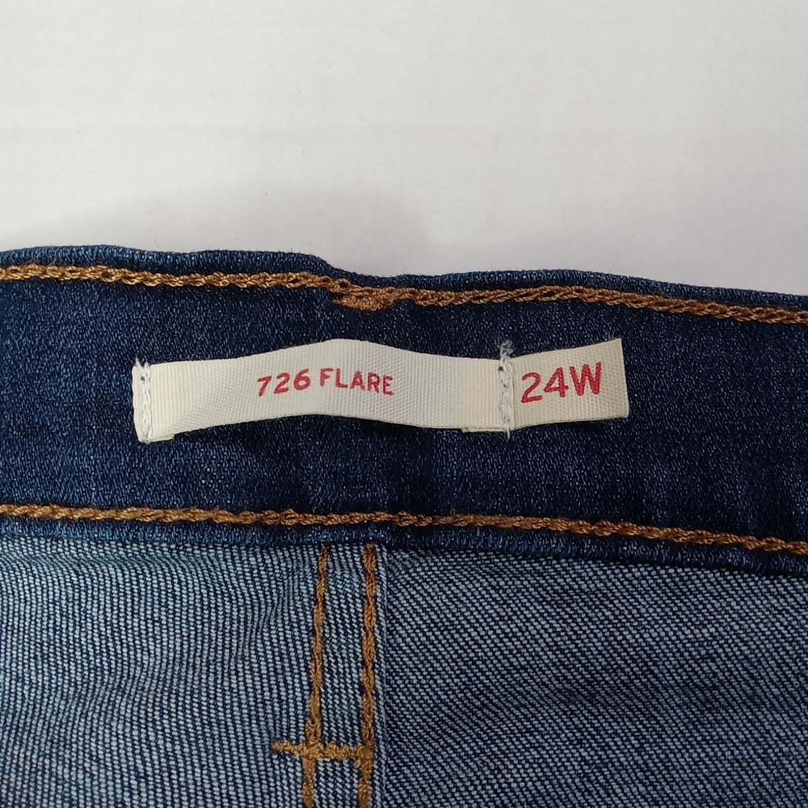 Levi's Levi's 726 High Rise Flare Jeans Women's Size 24W Blue New Size 42" / US 20 - 7 Thumbnail