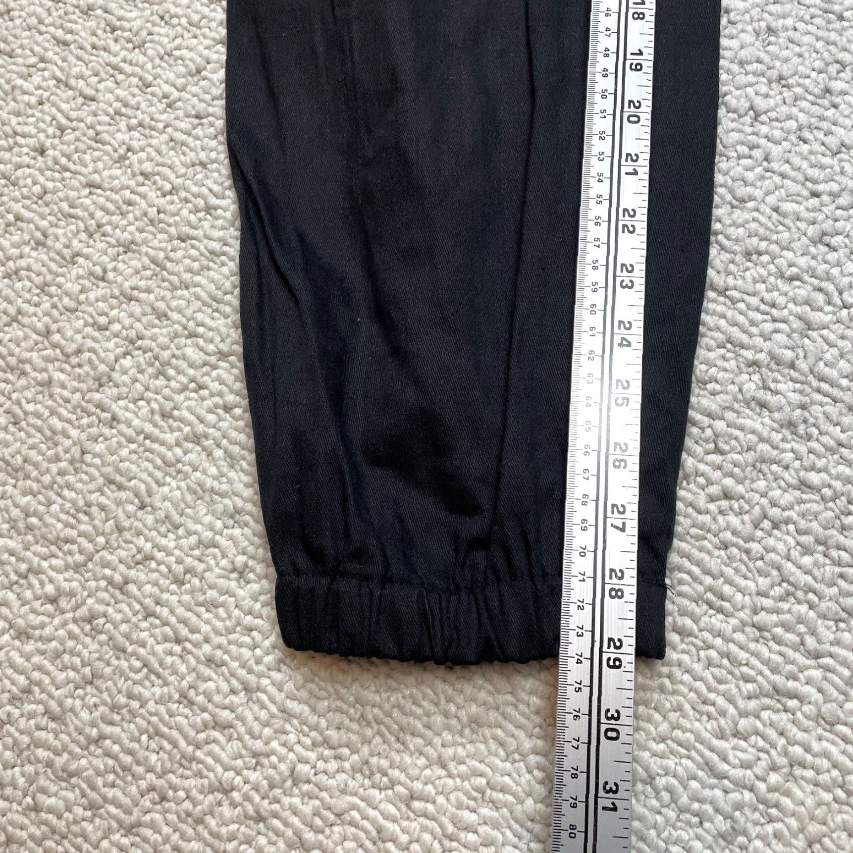 Fashion Nova VINTAGE Fashion Nova Sayra Jogger Sweatpants Womens XL Black Pockets 32x29 New NWT Size 40" / US 18 - 5 Thumbnail