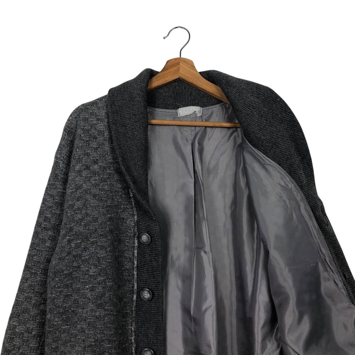 Japanese Brand 📌Vintage Cardigan Bomber Jacket Button Kosugi Issey Miyake Size US L / EU 52-54 / 3 - 13 Thumbnail