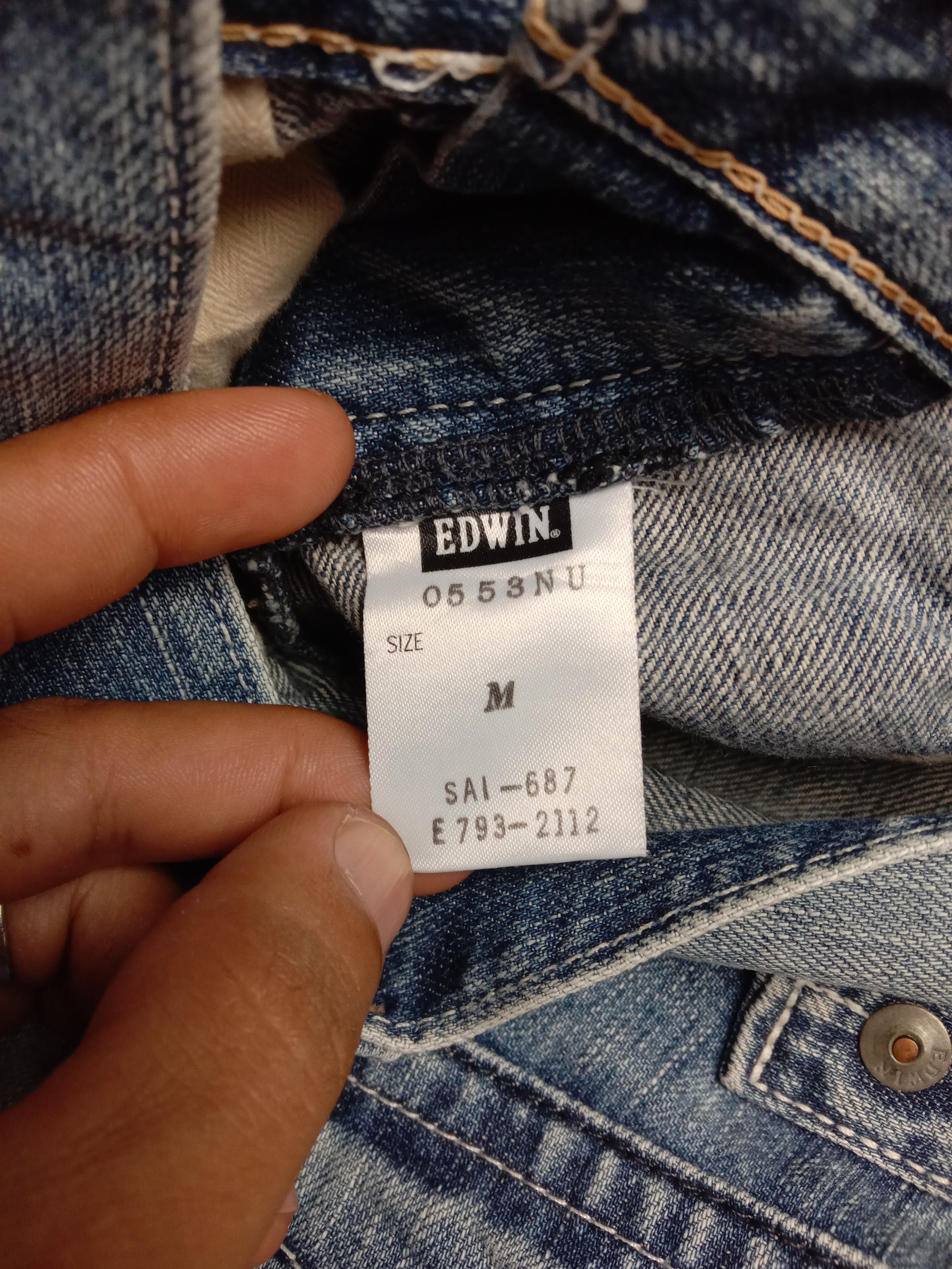 Edwin Buckle Back Low Rise Edwin Blue Trip 503 Size 30" / US 8 / IT 44 - 16 Thumbnail
