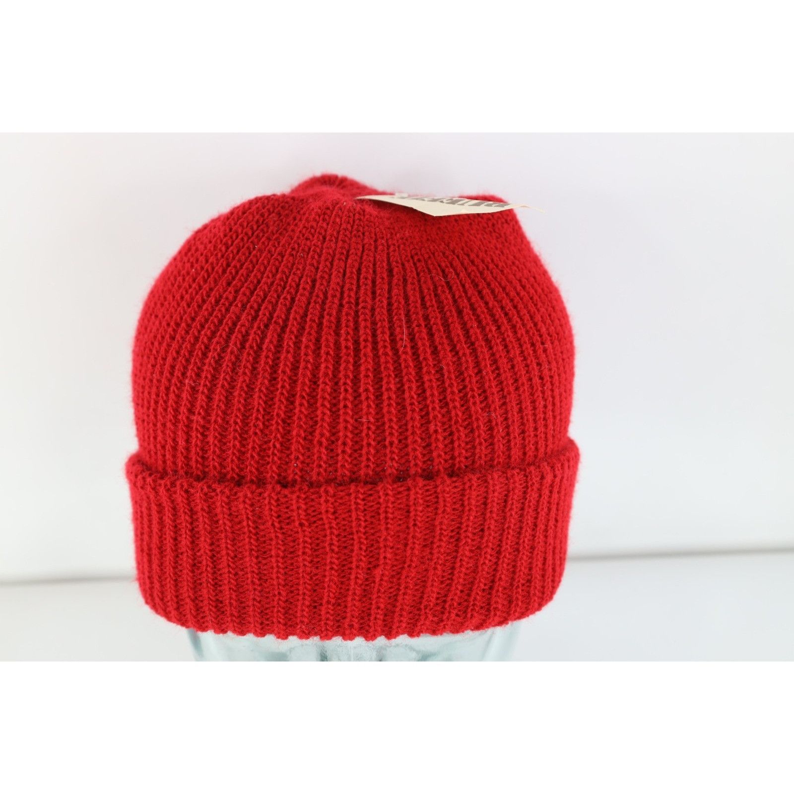 Vintage NOS Vintage 90s Streetwear Ribbed Knit Winter Beanie Hat Size ONE SIZE - 1 Thumbnail