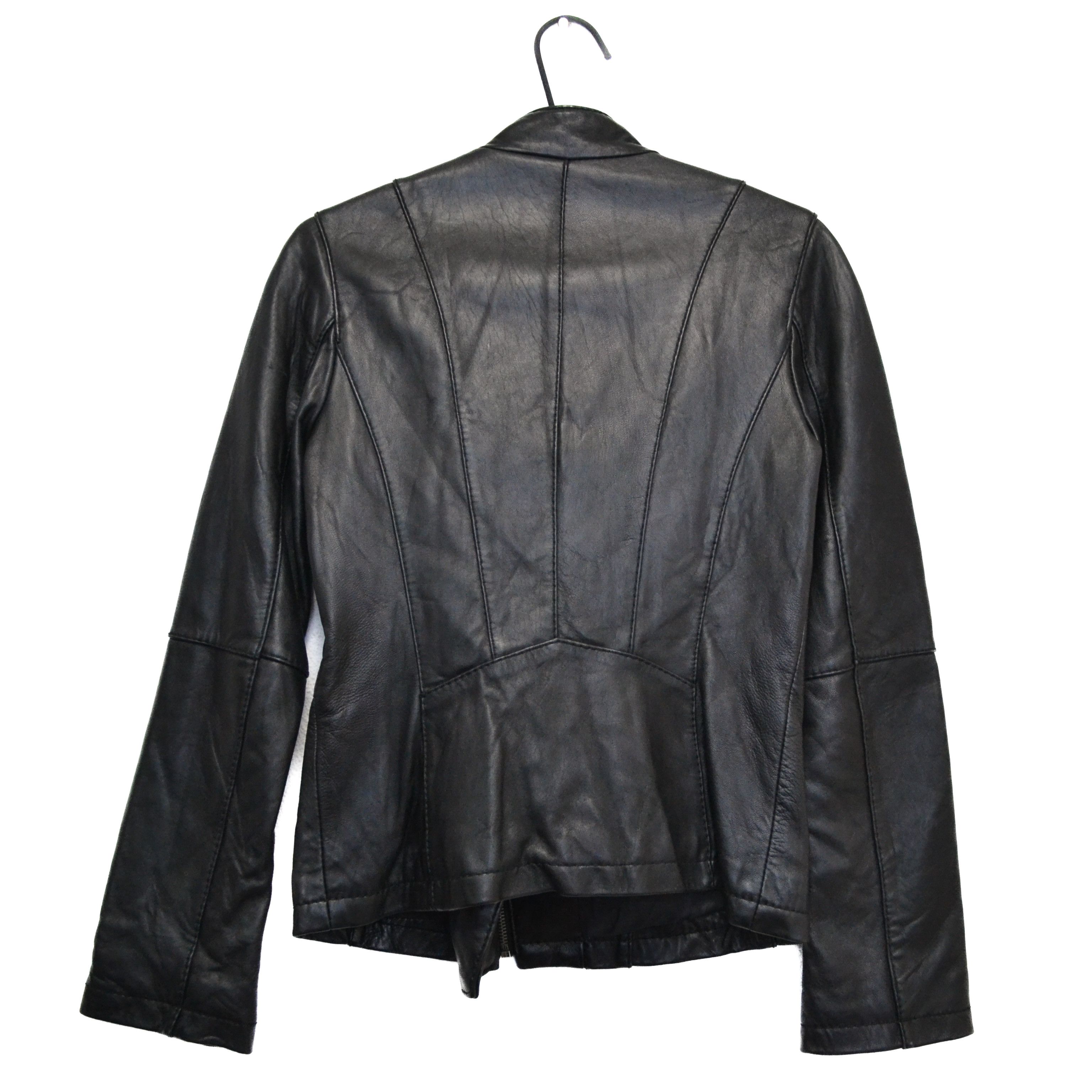 Michael Kors Michael Kors 100% Leather Women’s Black Biker Jacket Size XS / US 0-2 / IT 36-38 - 8 Thumbnail