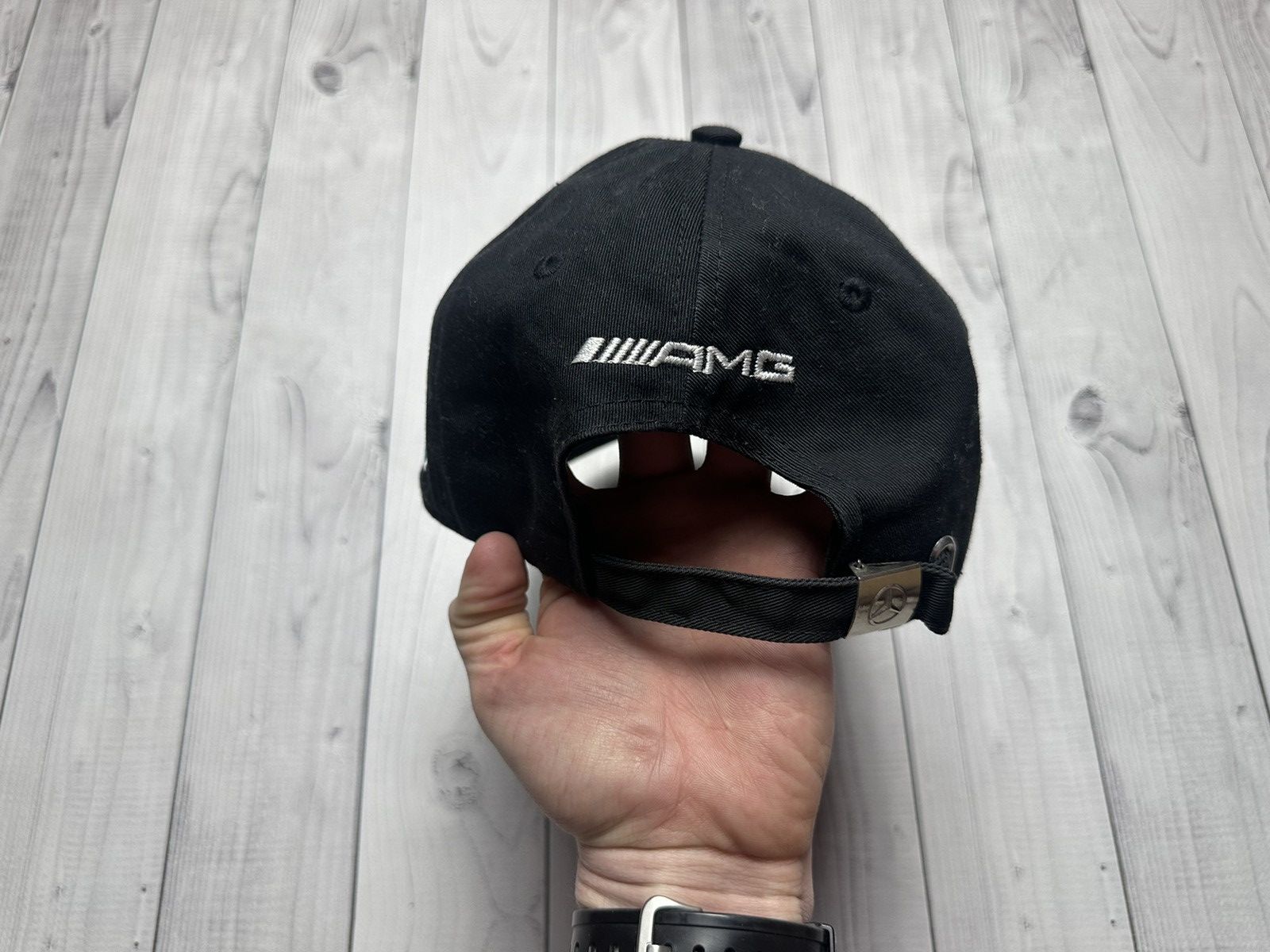 Mercedes-Benz × Vintage Vintage Mercedes Benz AMG racing cap logo black Size ONE SIZE - 3 Thumbnail