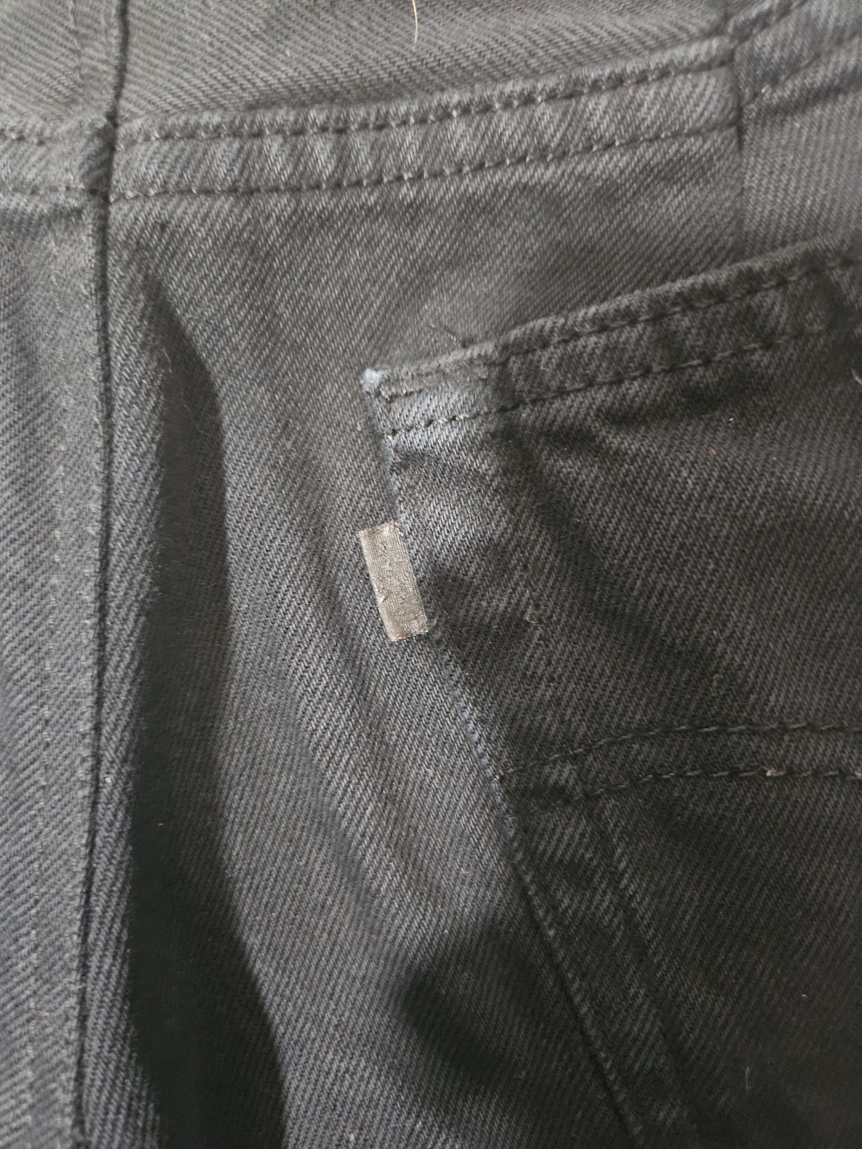 Gallery Dept. Gold Zipper Side Zip Black Denim Jeans Size US 30 / EU 46 - 4 Thumbnail