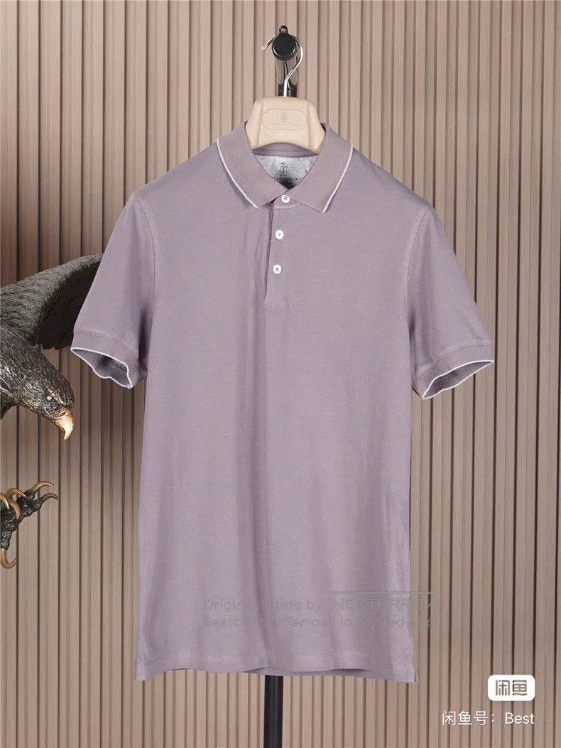 Brunello Cucinelli Brunello Cucinelli Men's Polo Special Offer Size US S / EU 44-46 / 1 - 1 Thumbnail