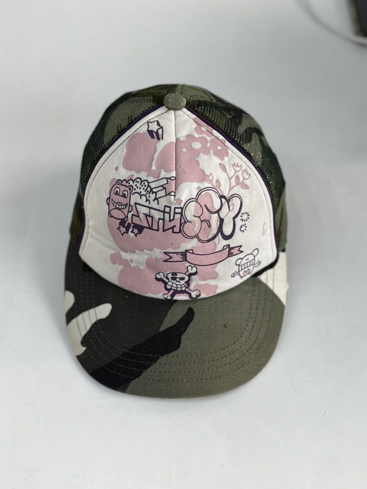 Stussy Vintage Stussy Graffiti Trucker Cap Size ONE SIZE - 2 Thumbnail