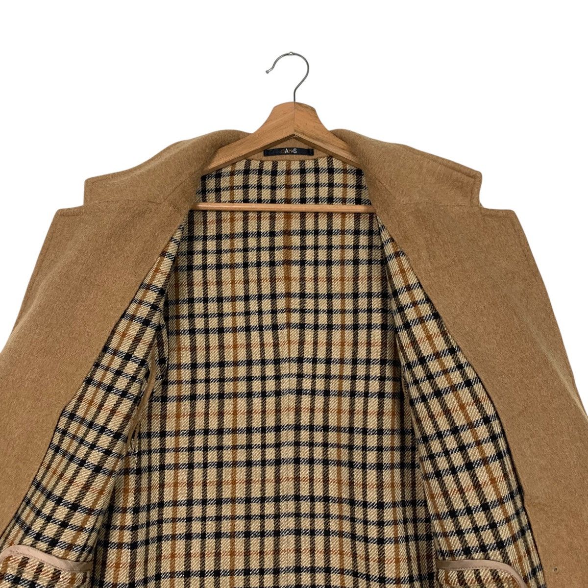DAKS Vintage 90's DAKS ENGLAND Wool Coat Jacket #2740-C123 Size US L / EU 52-54 / 3 - 12 Thumbnail