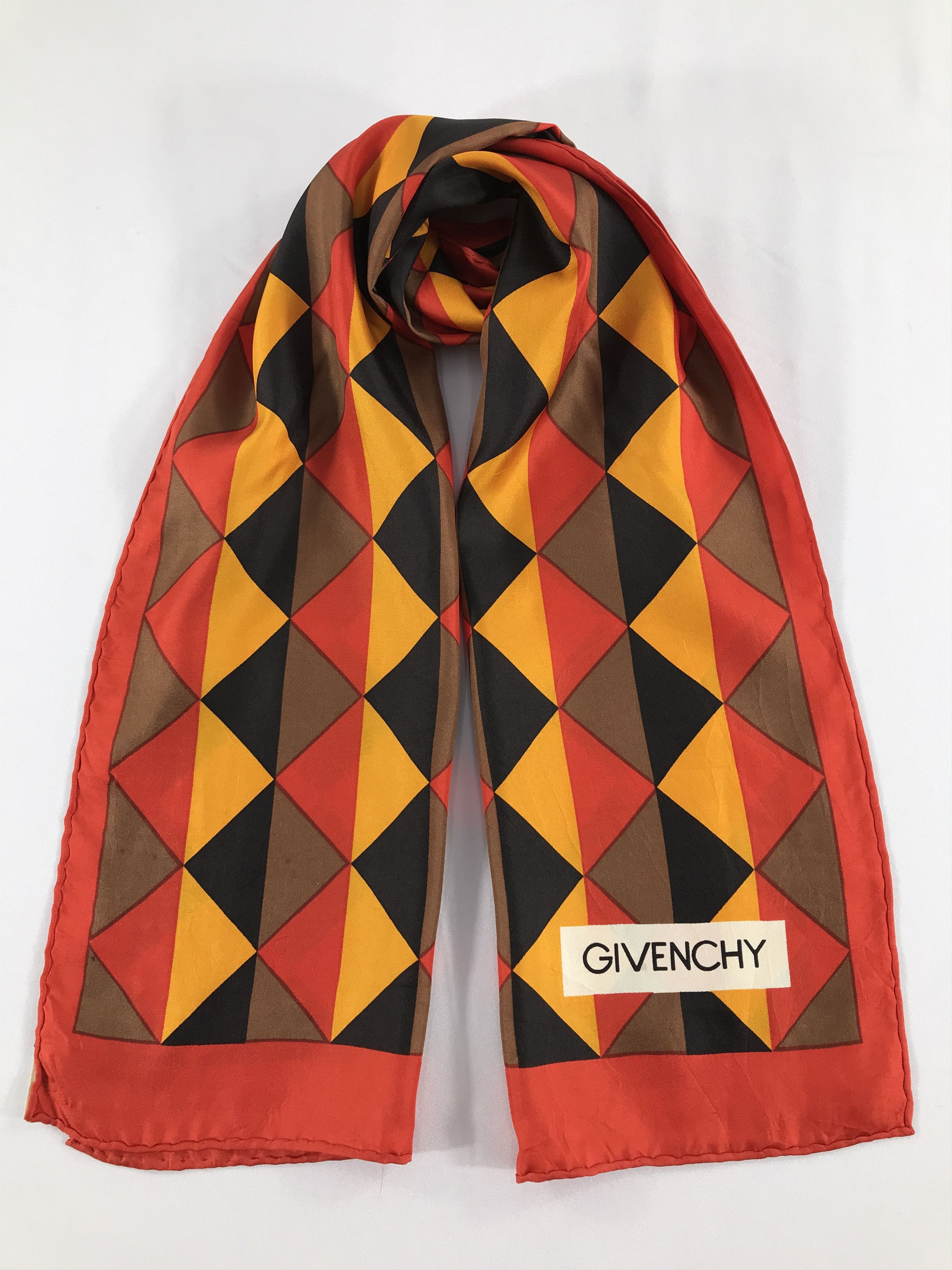 Vintage Vintage Givenchy Silk Scarf Size ONE SIZE - 1 Thumbnail
