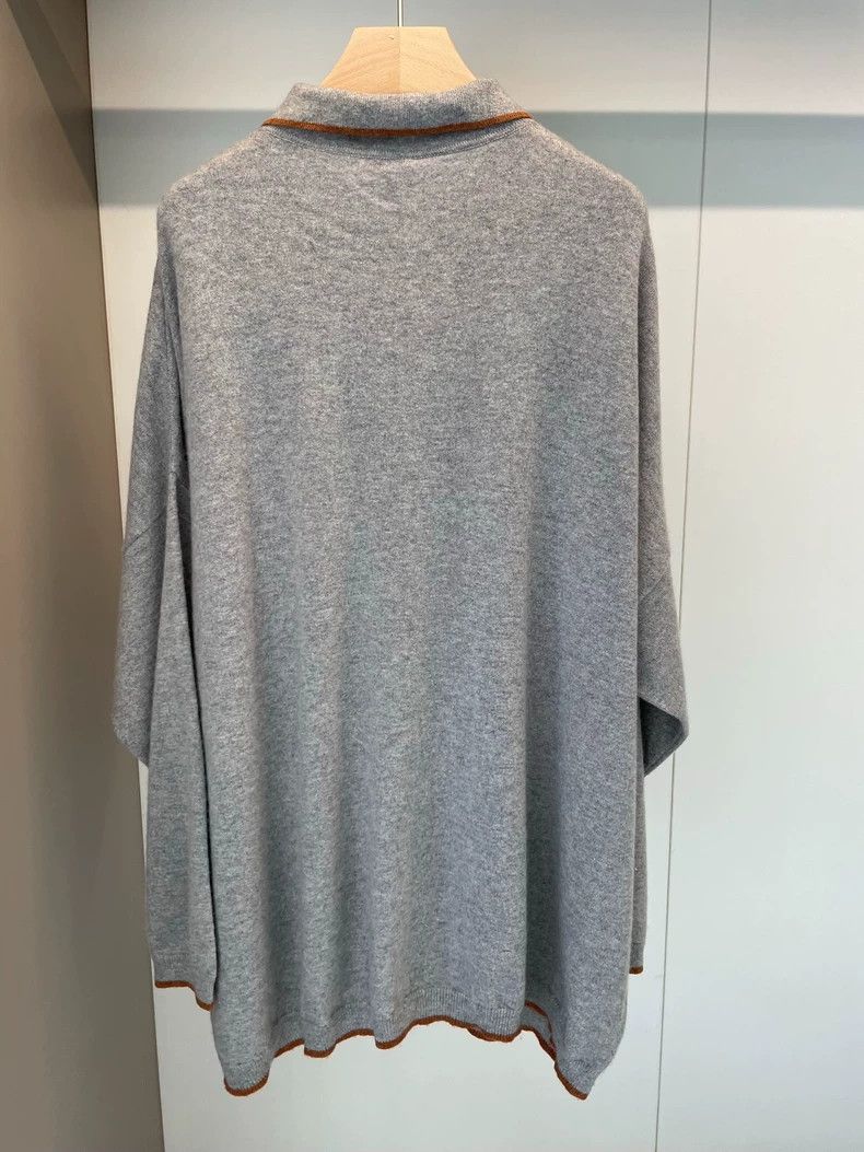 Loewe LOEWE Gray cashmere knit sweater Size US M / EU 48-50 / 2 - 2 Thumbnail