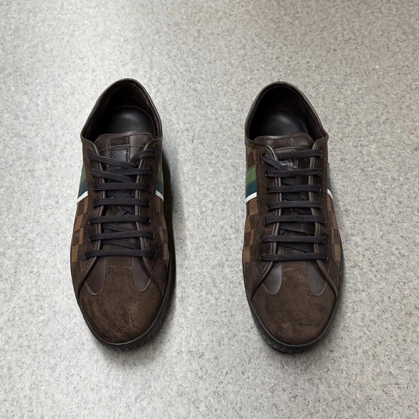 Louis Vuitton LV Monogram All Over Print Sneaker 8.5/10 Excellent Size US 8.5 / EU 41-42 - 5 Thumbnail