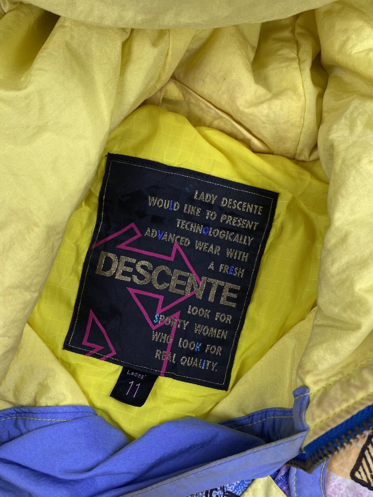 Descente Vintage Descente Multicolour Abstract Print Ski Jacket Size US XL / EU 56 / 4 - 10 Thumbnail