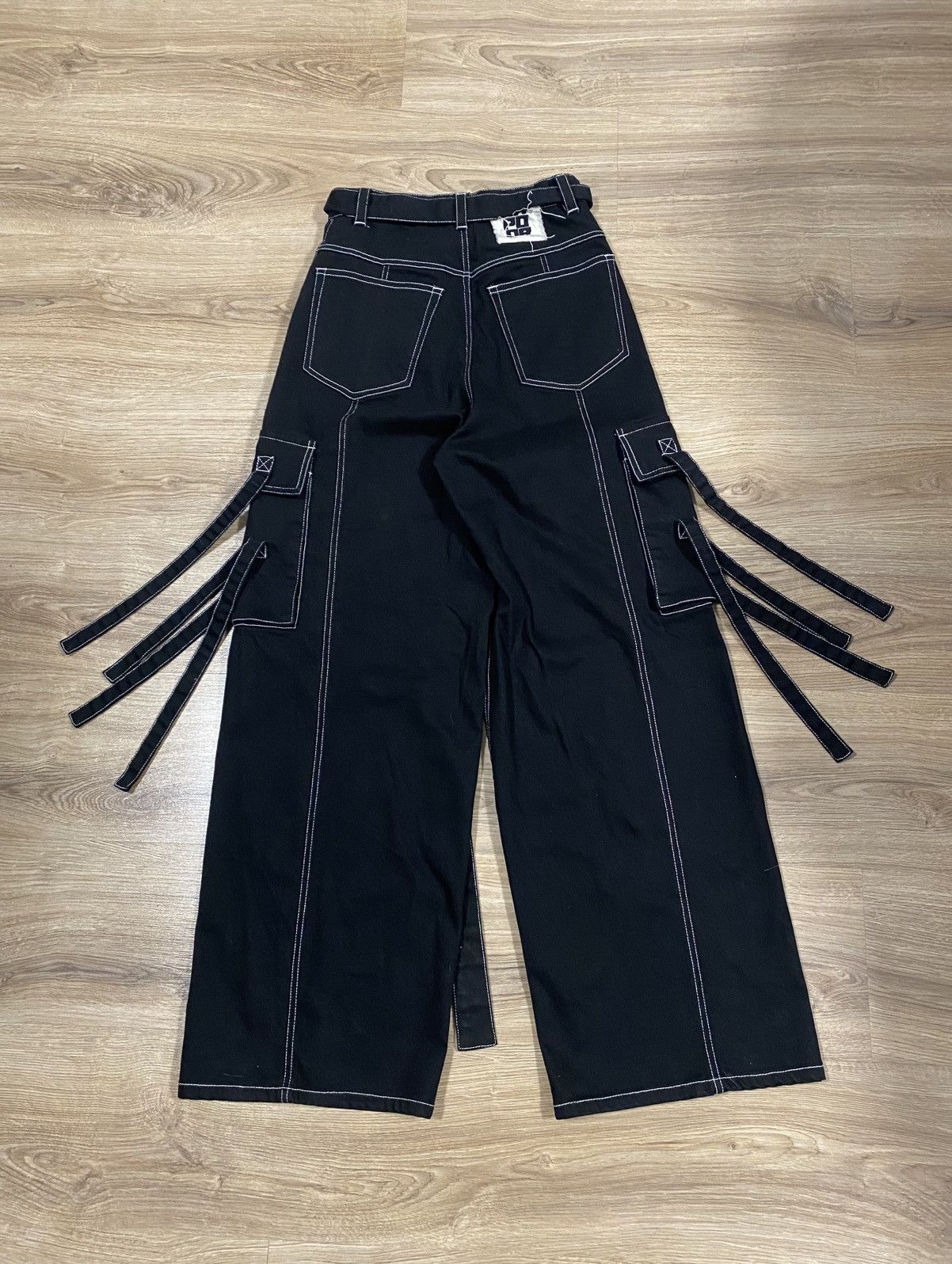 Other Dhruv Kapoor Stropes Cargo Jeans Size: 26 Made in India Size 26" / US 2 / IT 38 - 4 Thumbnail