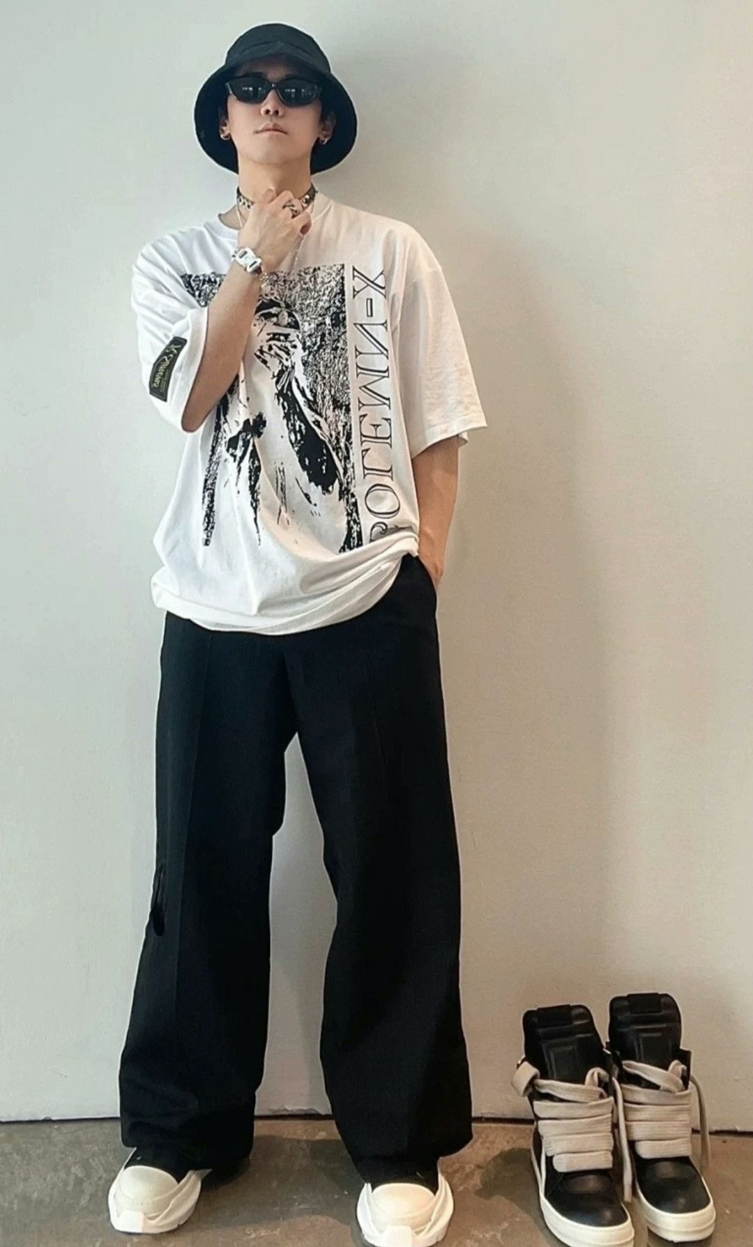 Raf Simons Raf Simons AW21-22 Double Hole Casual Wide Leg Pants Size US 30 / EU 46 - 6 Thumbnail