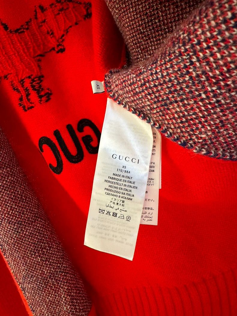 Gucci Gucci Little bee animal sweater 2502-Nextarrow Size US XS / EU 42 / 0 - 3 Thumbnail