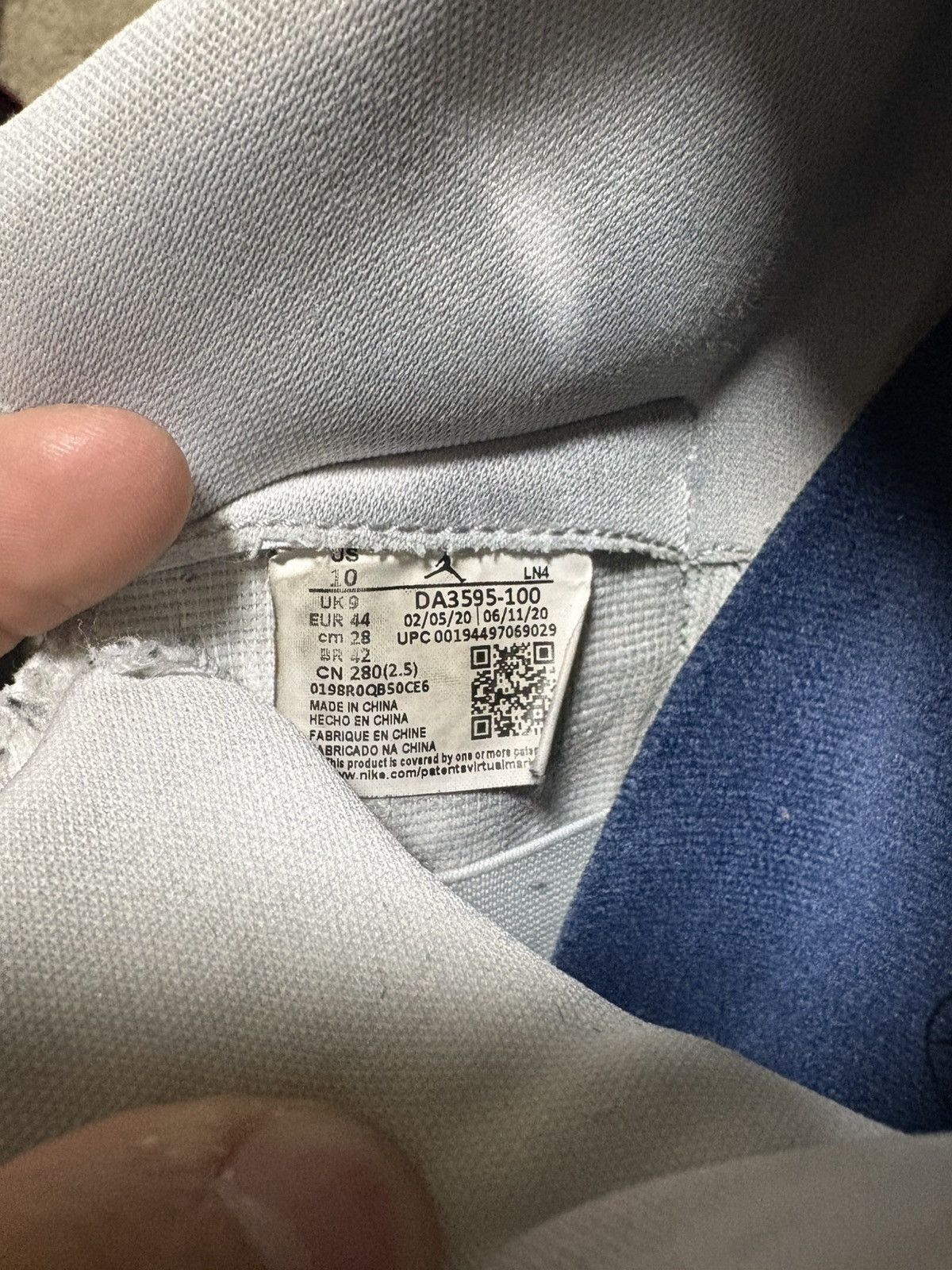 Jordan Brand Jordan 3 retro sp x Fragment deisgn size 10 Size US 10 / EU 43 - 6 Thumbnail