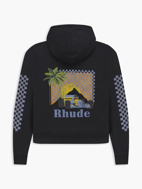 Rhude RHUDE MOONLIGHT TROPICS HOODIE Size US M / EU 48-50 / 2 - 1 Thumbnail