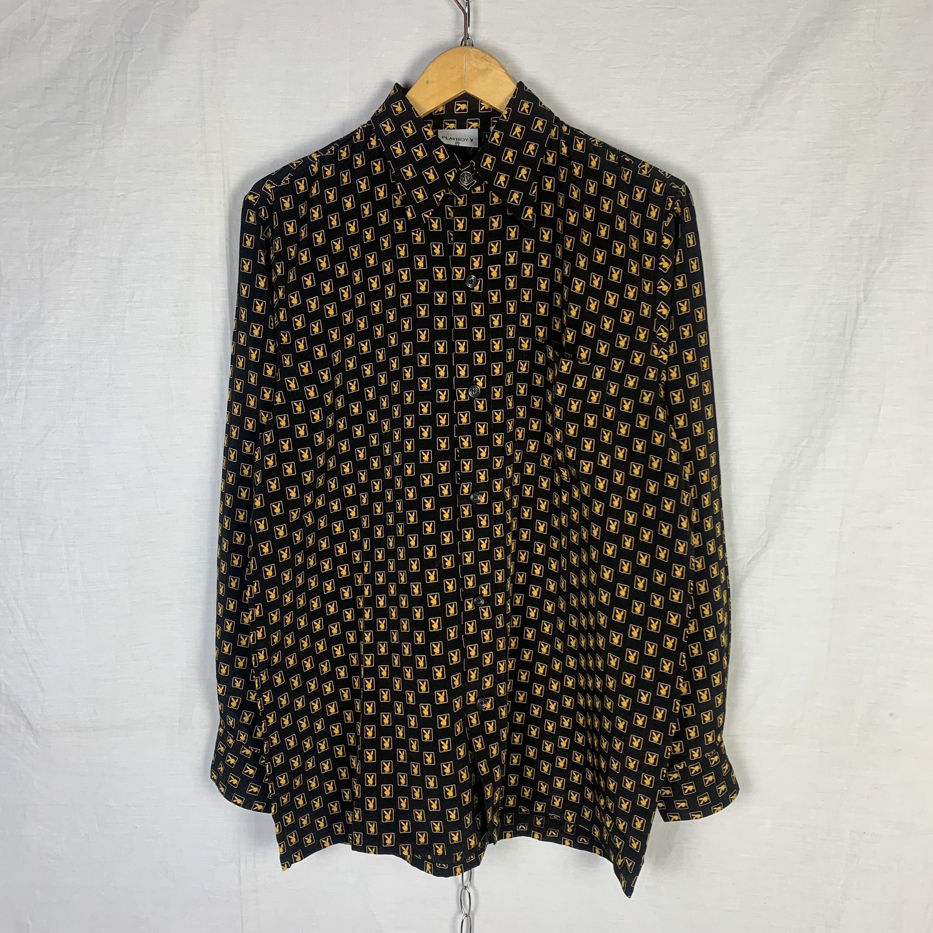 Playboy Vintage Playboy Monogram Button Up Shirt Size US M / EU 48-50 / 2 - 2 Thumbnail
