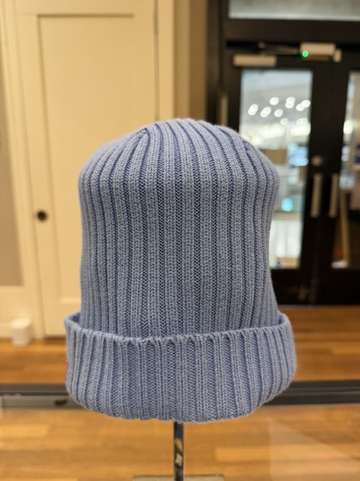 Supreme Supreme Overdyed Ribbed Beanie - Blue Size ONE SIZE - 2 Thumbnail