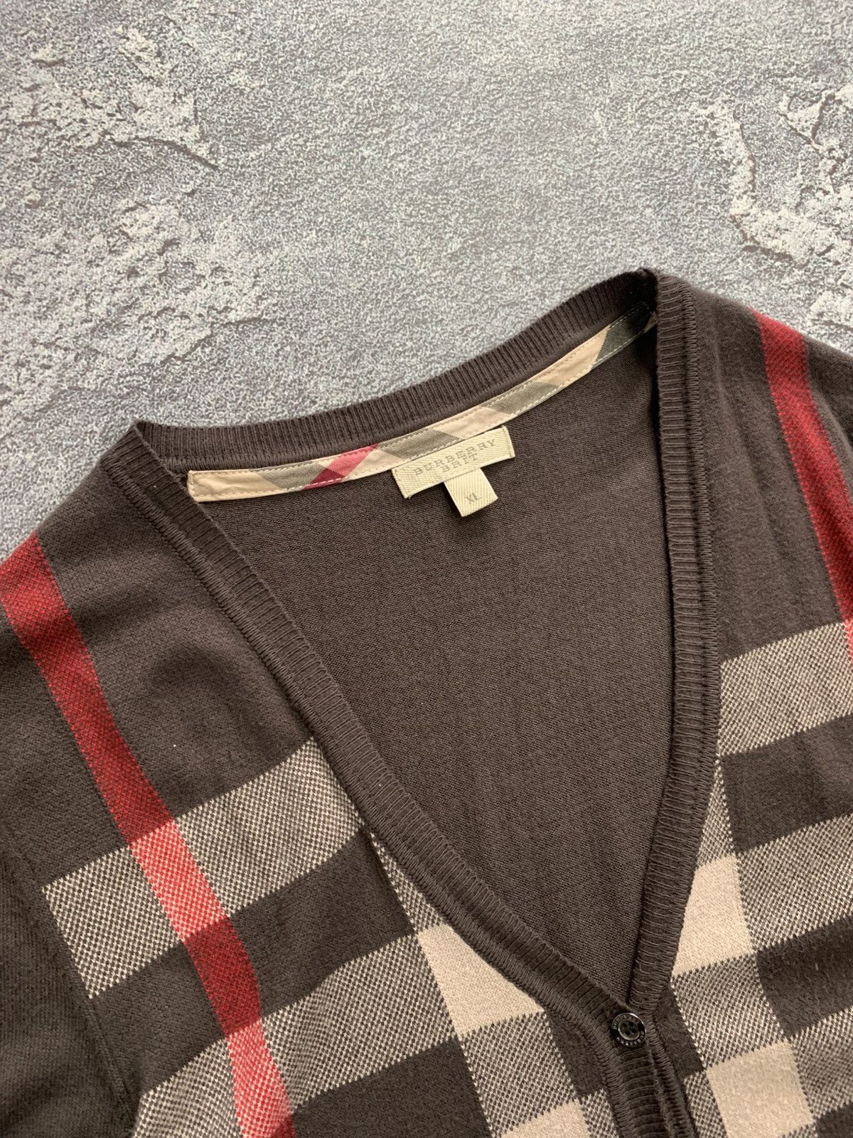 Burberry Burberry Brit Nova Check Women’s Button Up Cardigan Size XL Size XL / US 12-14 / IT 48-50 - 3 Thumbnail