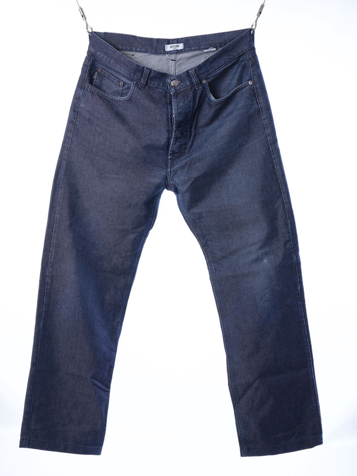Moschino Love Moschino Distressed Denim Jeans Washed Blue Size US 34 / EU 50 - 8 Thumbnail