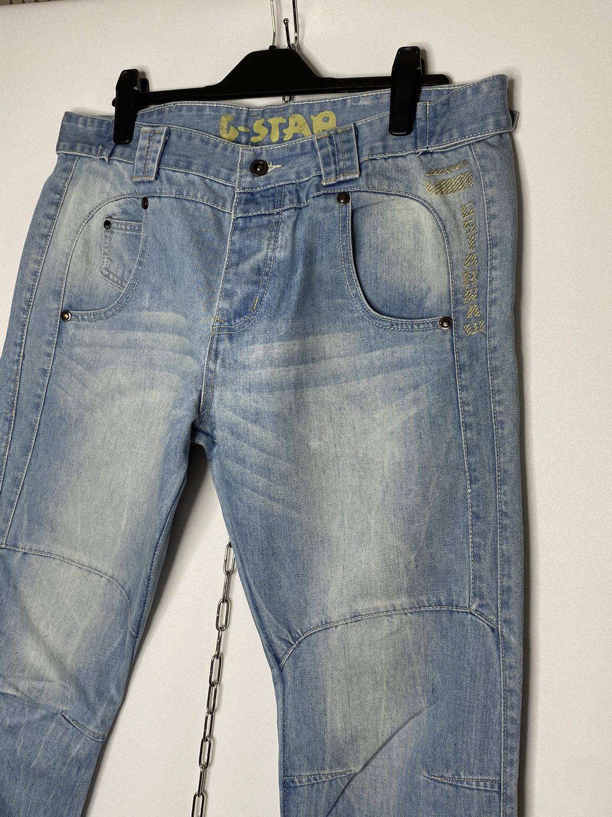 Other Vintage G-Star Raw Denim Jeans Tab Size 36x34 Size US 36 / EU 52 - 7 Thumbnail