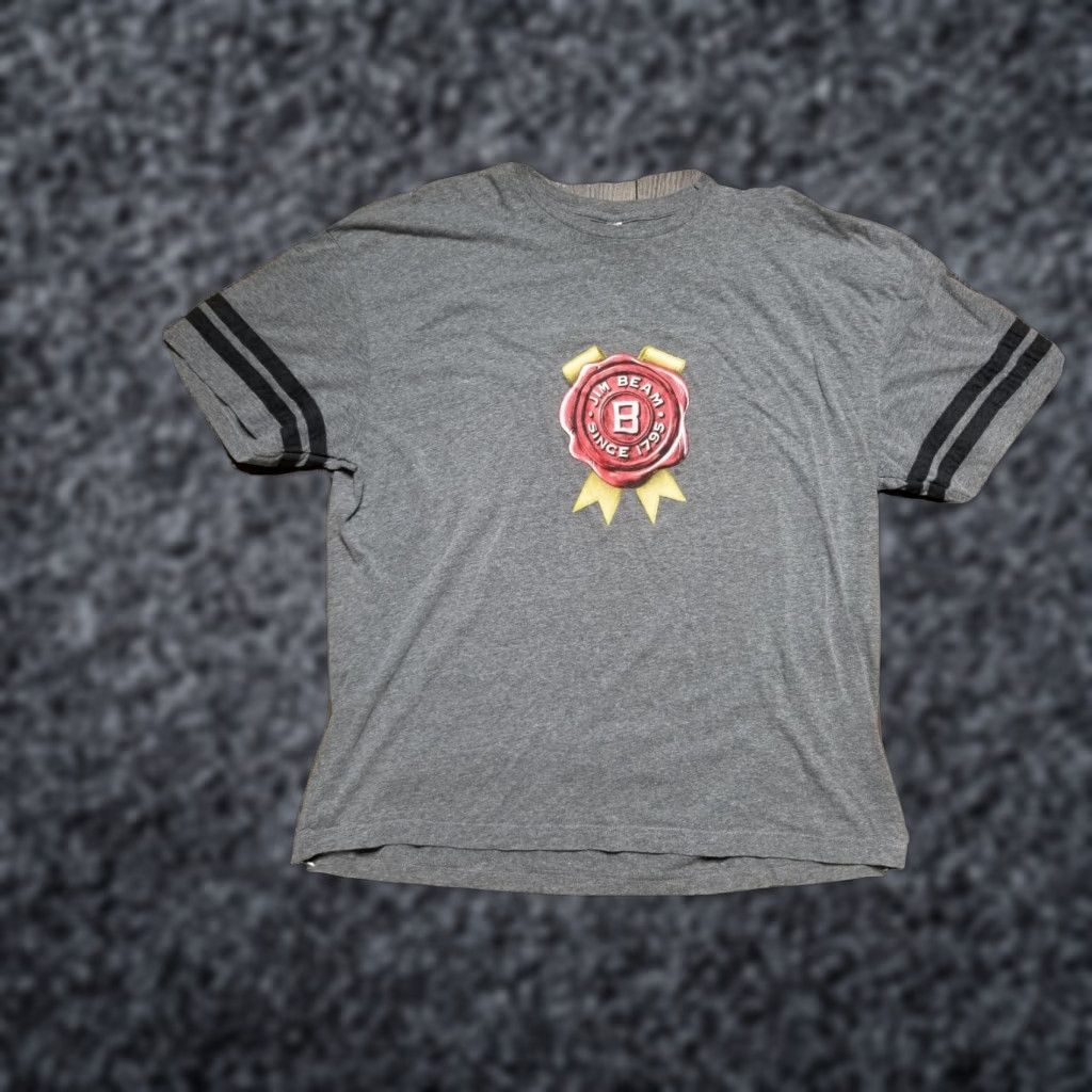 Doublet LIVE AND TELL T-Shirt Mens 2XL Gray Jim Beam Since 1795 TEAM BEAM Double Sided Graphic Tee Size US XXL / EU 58 / 5 - 1 Thumbnail