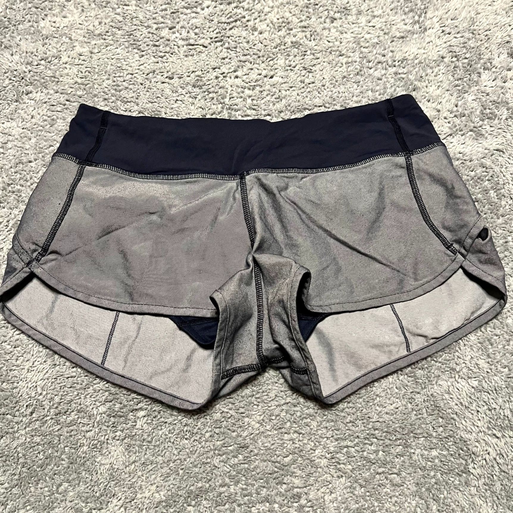 Lululemon VINTAGE Lululemon Speed Shorts Womens 6 Blue Running Athletic Size 28" / US 6 / IT 42 - 3 Thumbnail