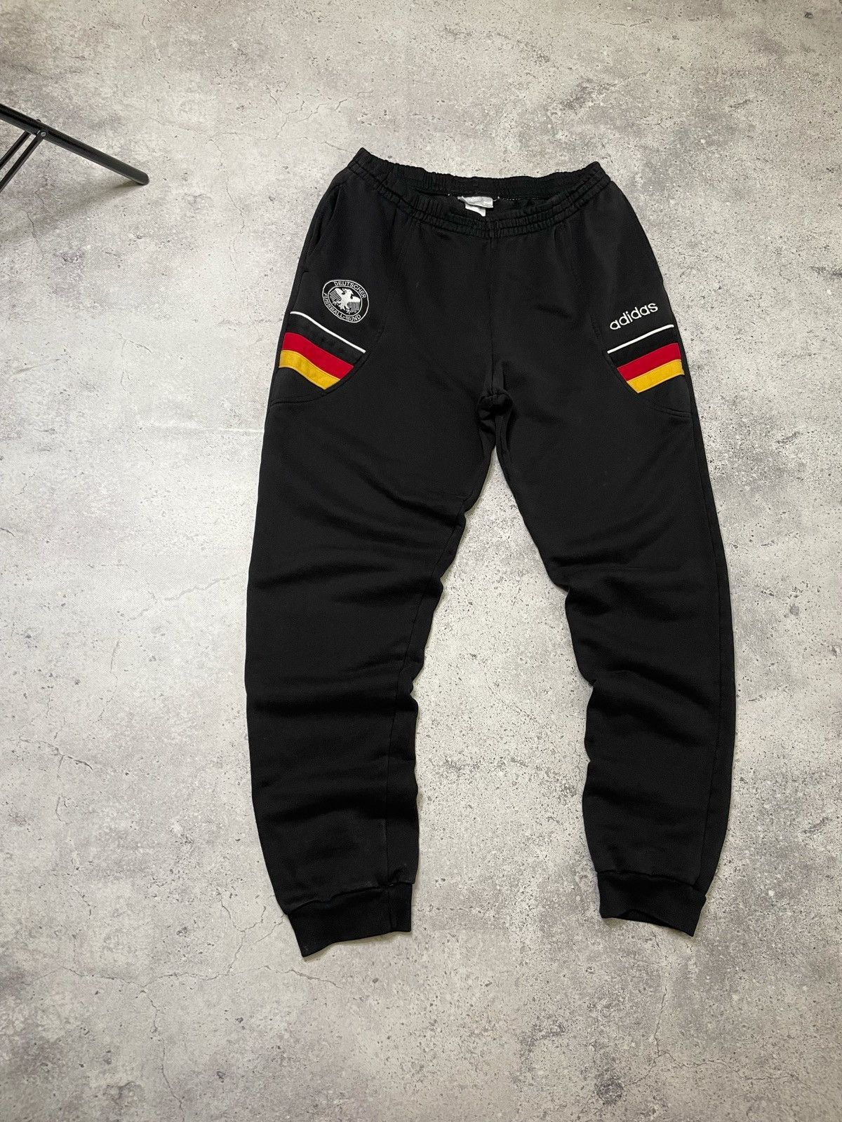 Adidas Vintage 90s Adidas Germany National Team Football Sweatpants Size US 32 / EU 48 - 2 Thumbnail