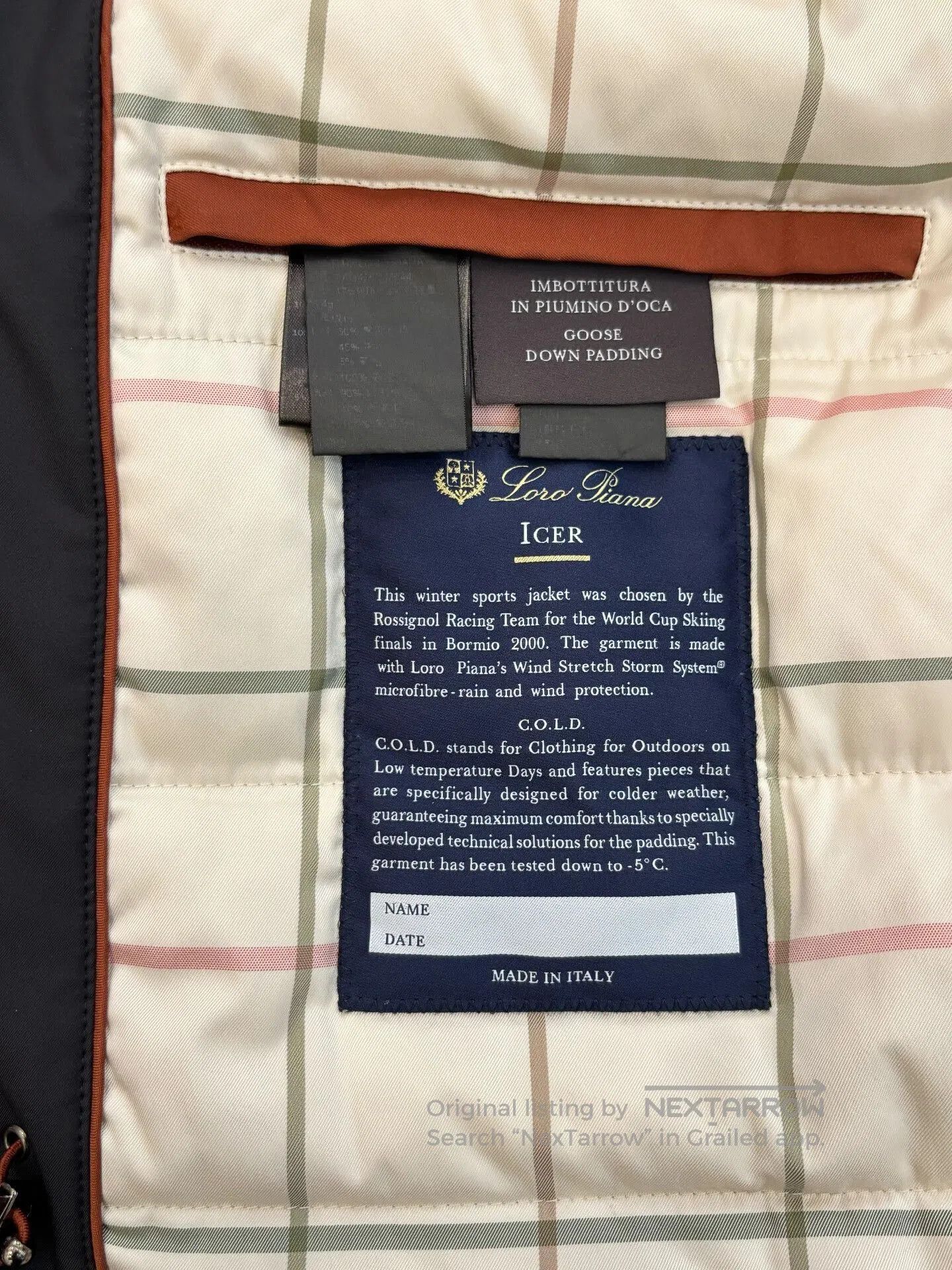 Loro Piana Loro Piana Icer Ski Men's Down Jacket. Size US L / EU 52-54 / 3 - 6 Thumbnail