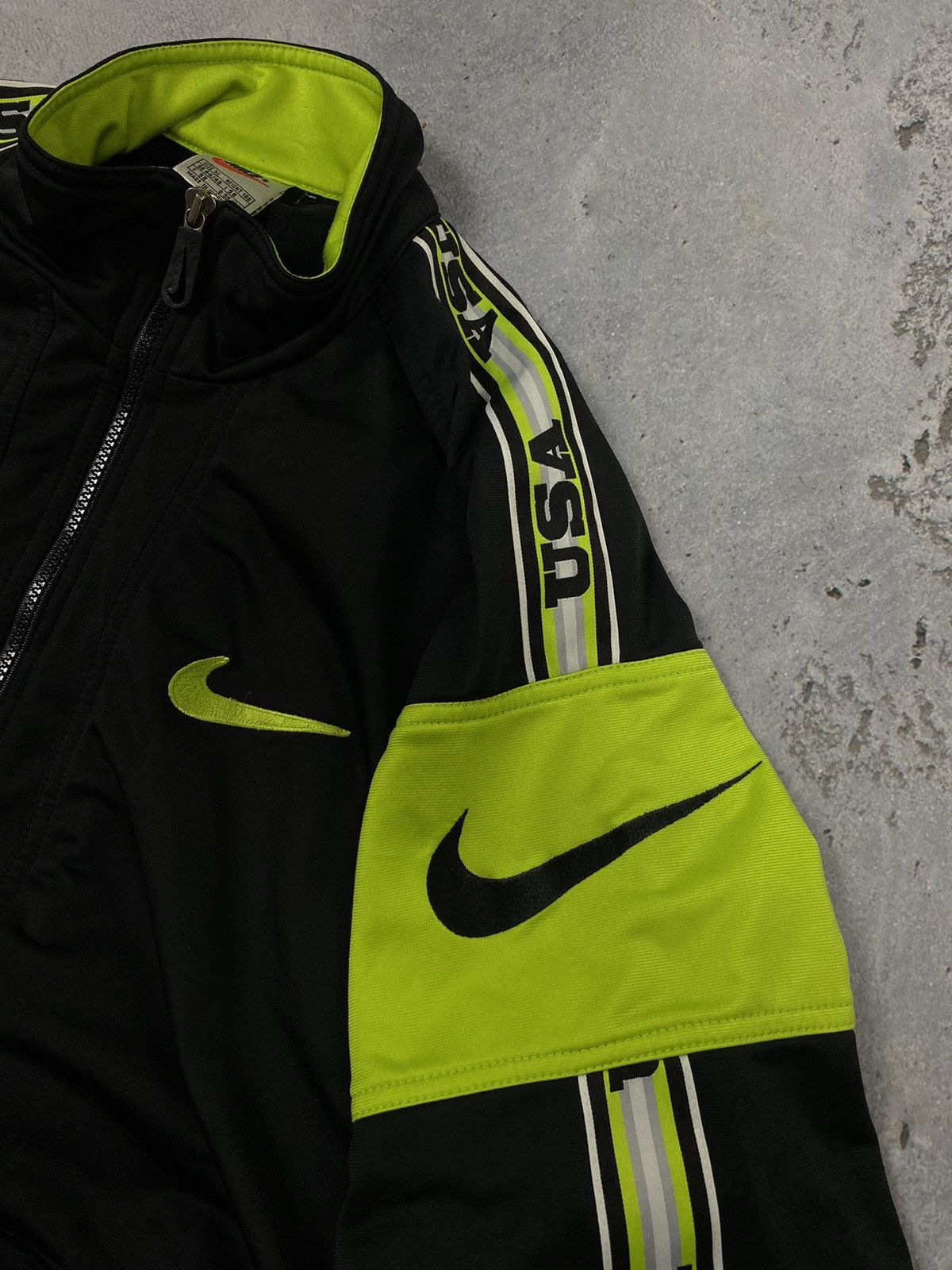 Nike Nike USA zip up vintage y2k 90s 80s Olympic windbreaker Size US XL / EU 56 / 4 - 3 Thumbnail