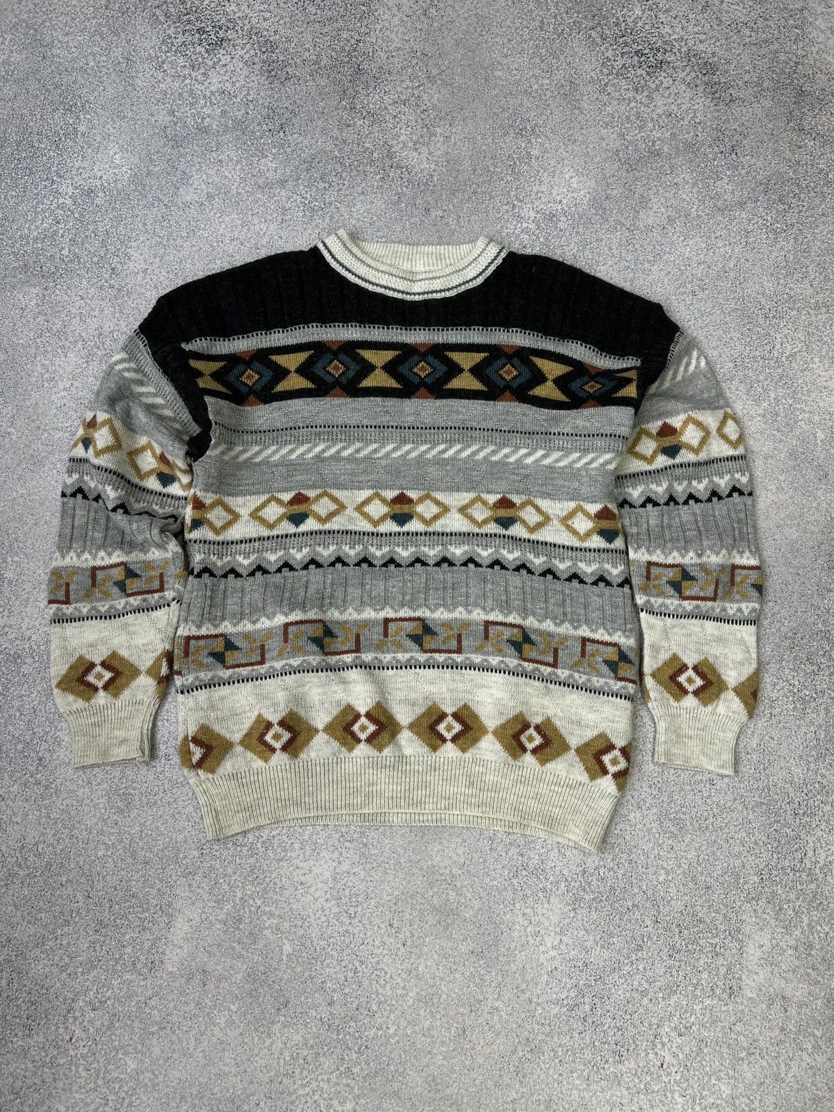 Designer × Vintage Vintage sweater Wool Blend Sweater Made In Italy Men's Size US M / EU 48-50 / 2 - 1 Thumbnail