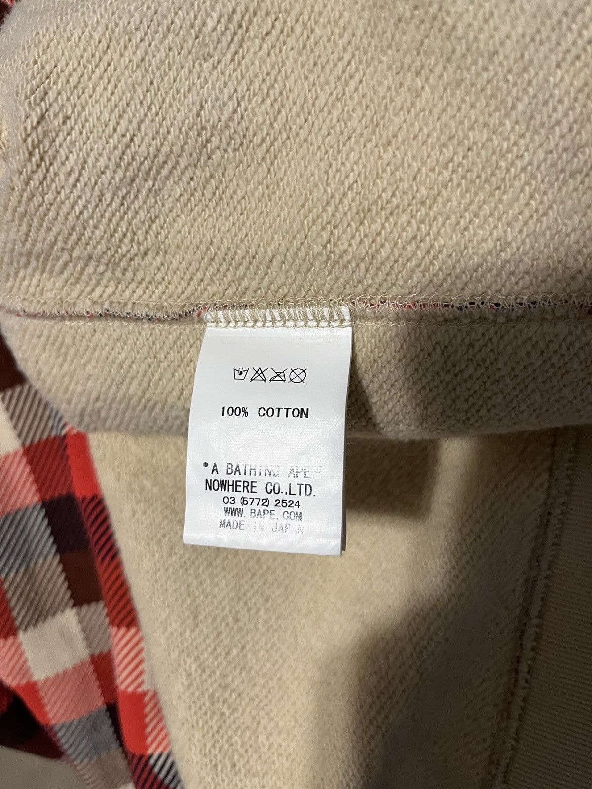 Bape Bape Check Full Zip Hoodie Size XXS / US 00 / IT 34 - 4 Thumbnail