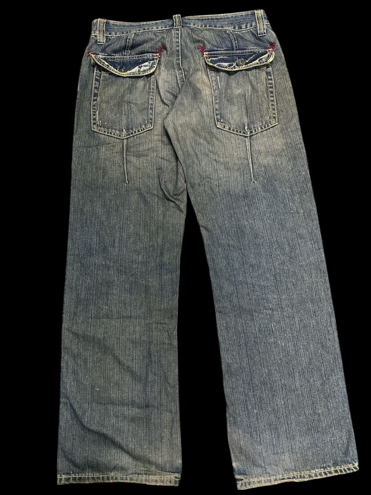 Japanese Brand Flare 💥 Baker Pants Style Number 💥 Size US 34 / EU 50 - 3 Thumbnail