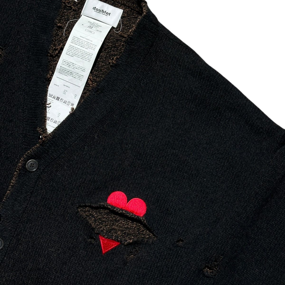 Doublet 153 of 157 Broken heart cardigan | Grailed