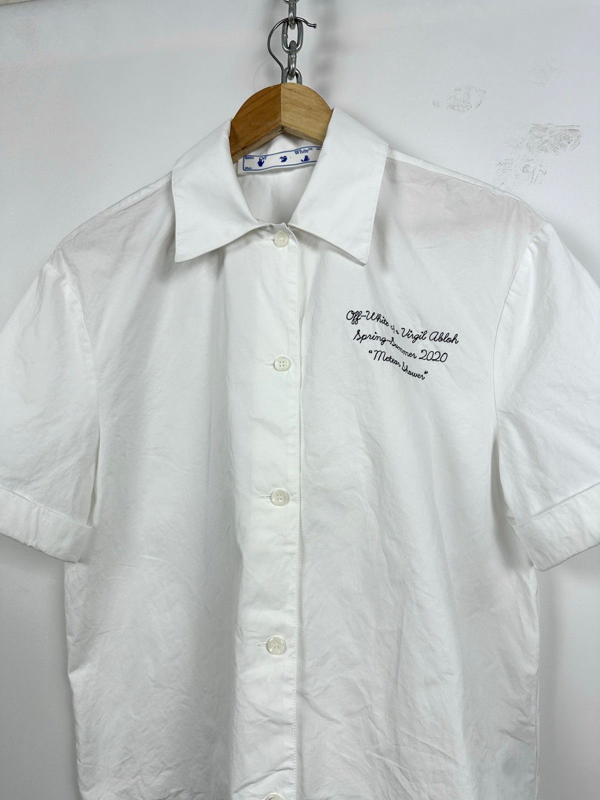 Off-White Off-White Popel Bowling Button Up Short Sleeve Shirt Size S / US 4 / IT 40 - 4 Thumbnail