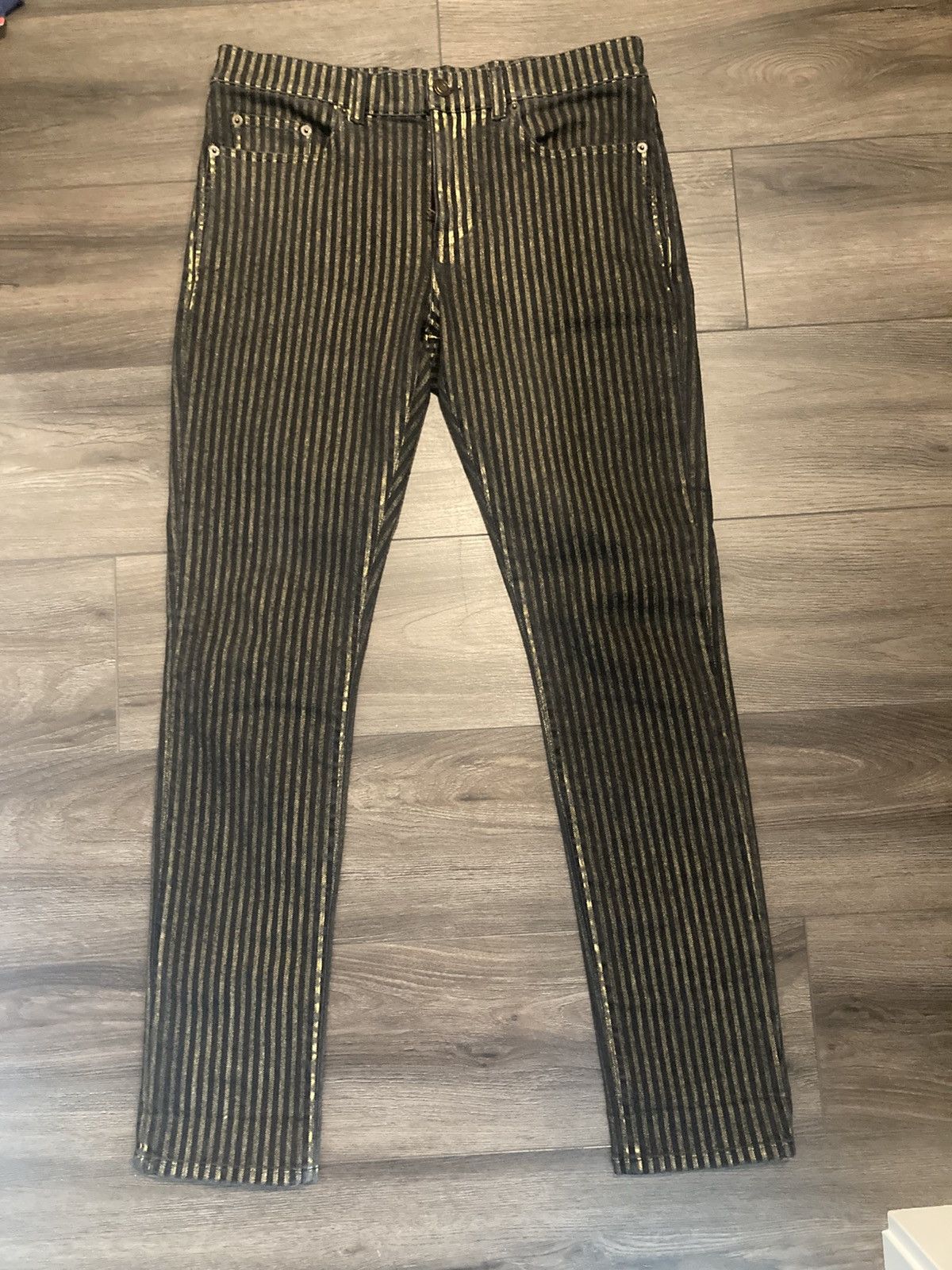 Saint Laurent Stripe Pants | Grailed