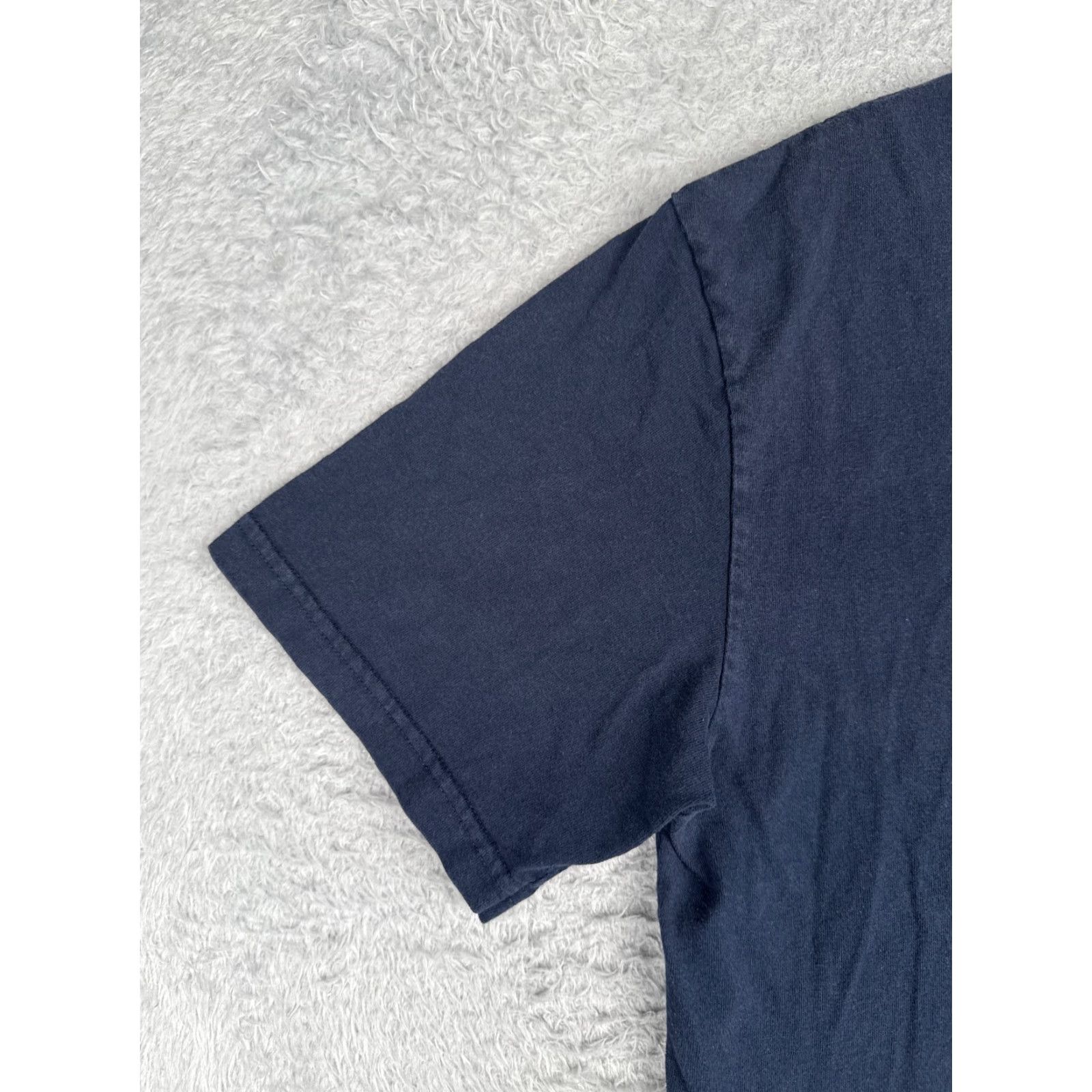 Tommy Hilfiger Tommy Hilfiger Denim Shirt Adult Large Blue Crew 100% Cotton Short Sleeve READ Size US L / EU 52-54 / 3 - 3 Thumbnail