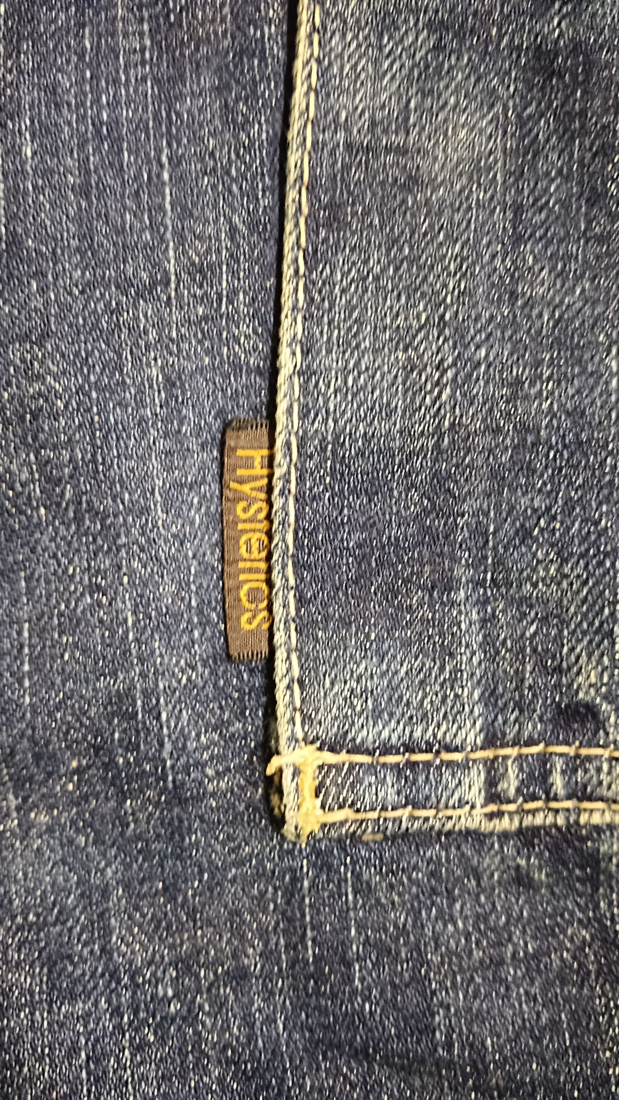 💥Hysteric Glamour💥 Low Rise Bondage Cropped Denim