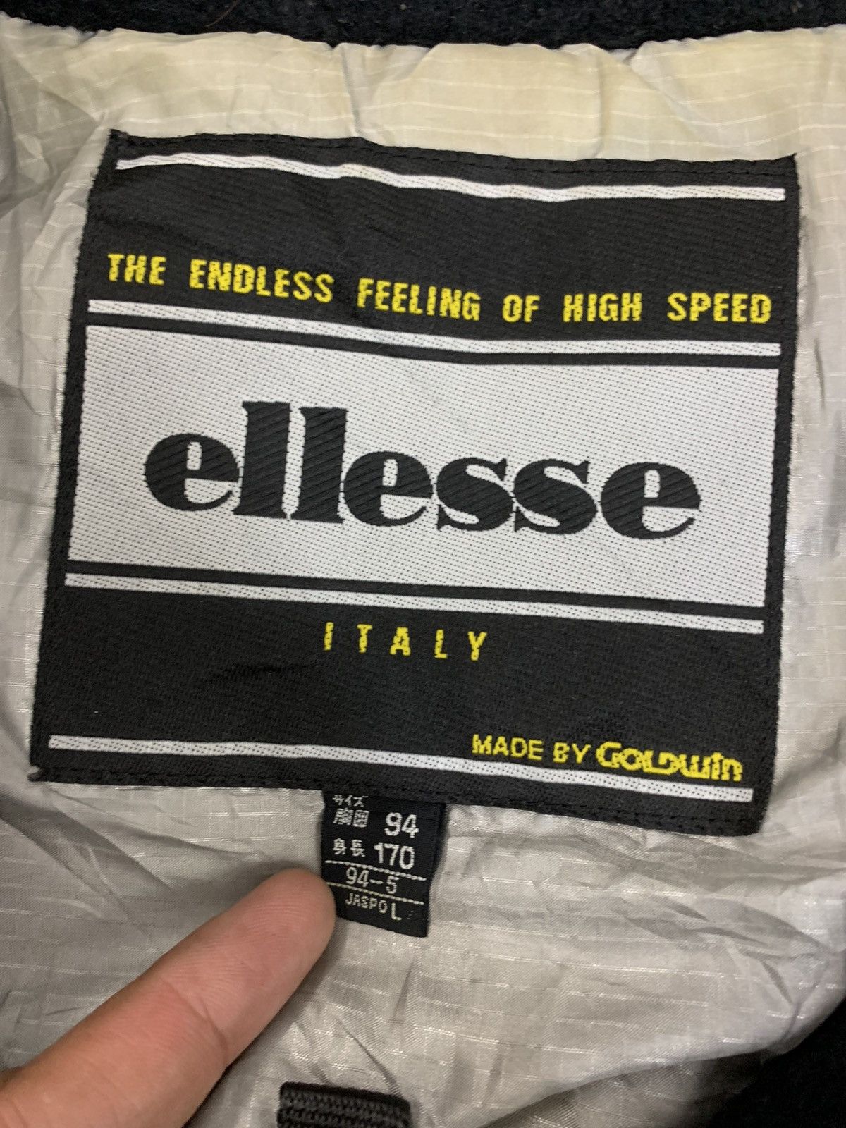 Vintage Vintage ELLESSE Slovenija Puffer Size US L / EU 52-54 / 3 - 14 Thumbnail