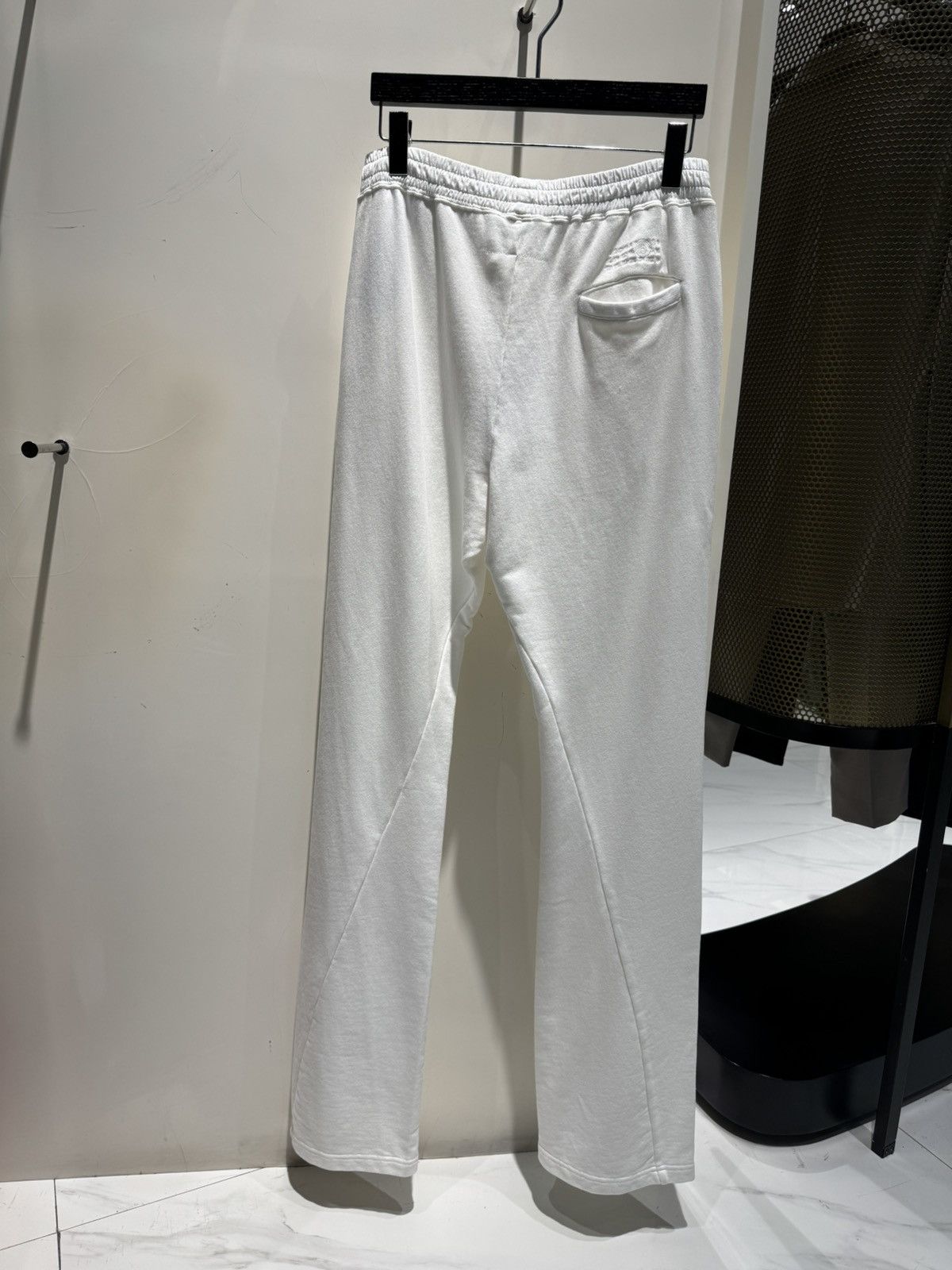 Maison Margiela NWT Drawstring Wide-Leg Trousers - White , S Size US 30 / EU 46 - 2 Thumbnail