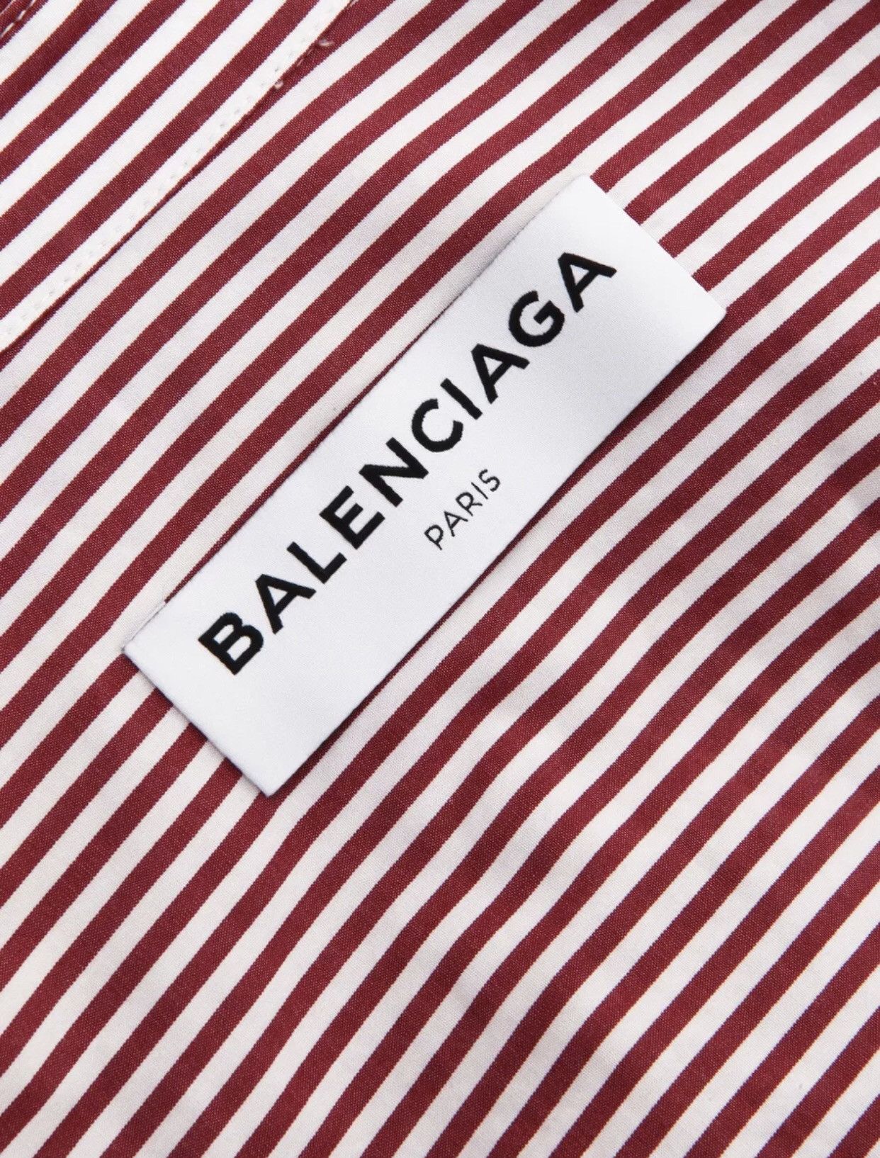 Balenciaga BALENCIAGA oversized striped shirt2412-Nextarrow Size XS / US 0-2 / IT 36-38 - 6 Thumbnail