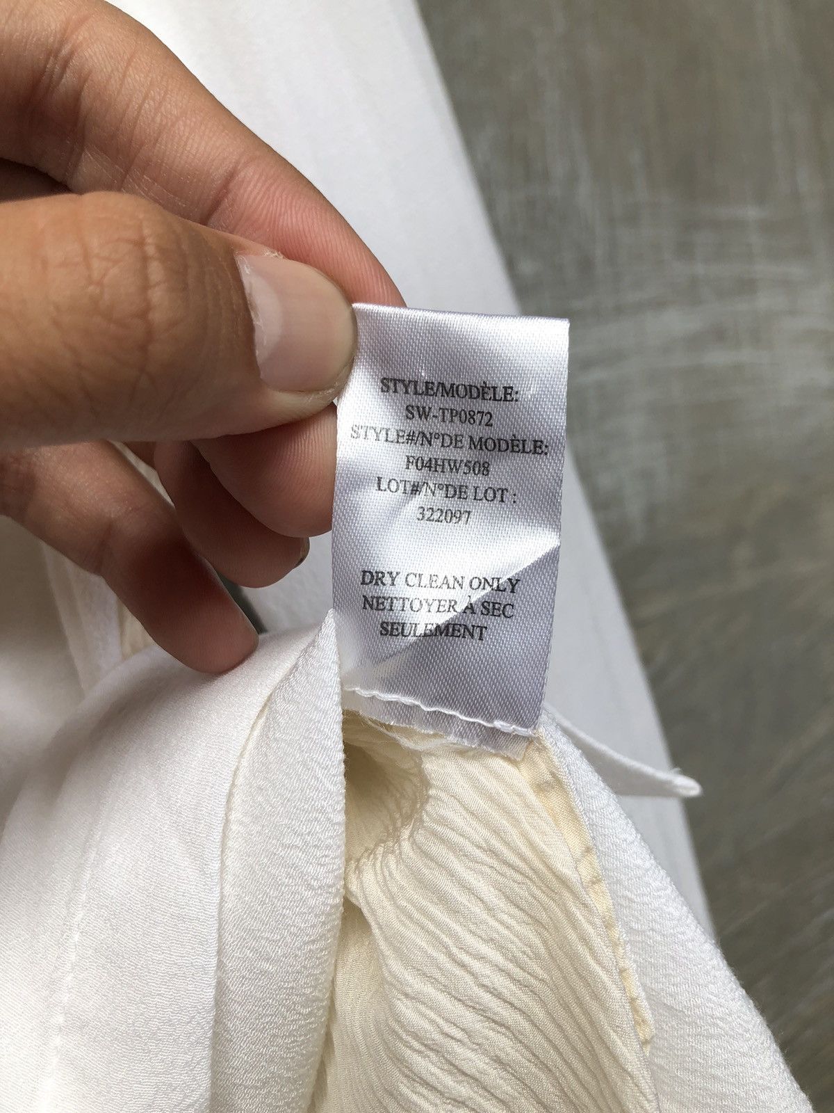 Helmut Lang Helmut Lang Broken White Button Up Shirt Size S / US 4 / IT 40 - 6 Thumbnail