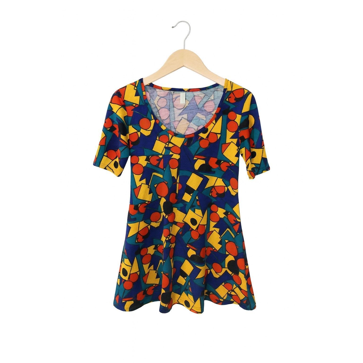 Other LulaRoe Perfect T - XXS | Colorful Geometric Print Size XXS / US 00 / IT 34 - 2 Thumbnail