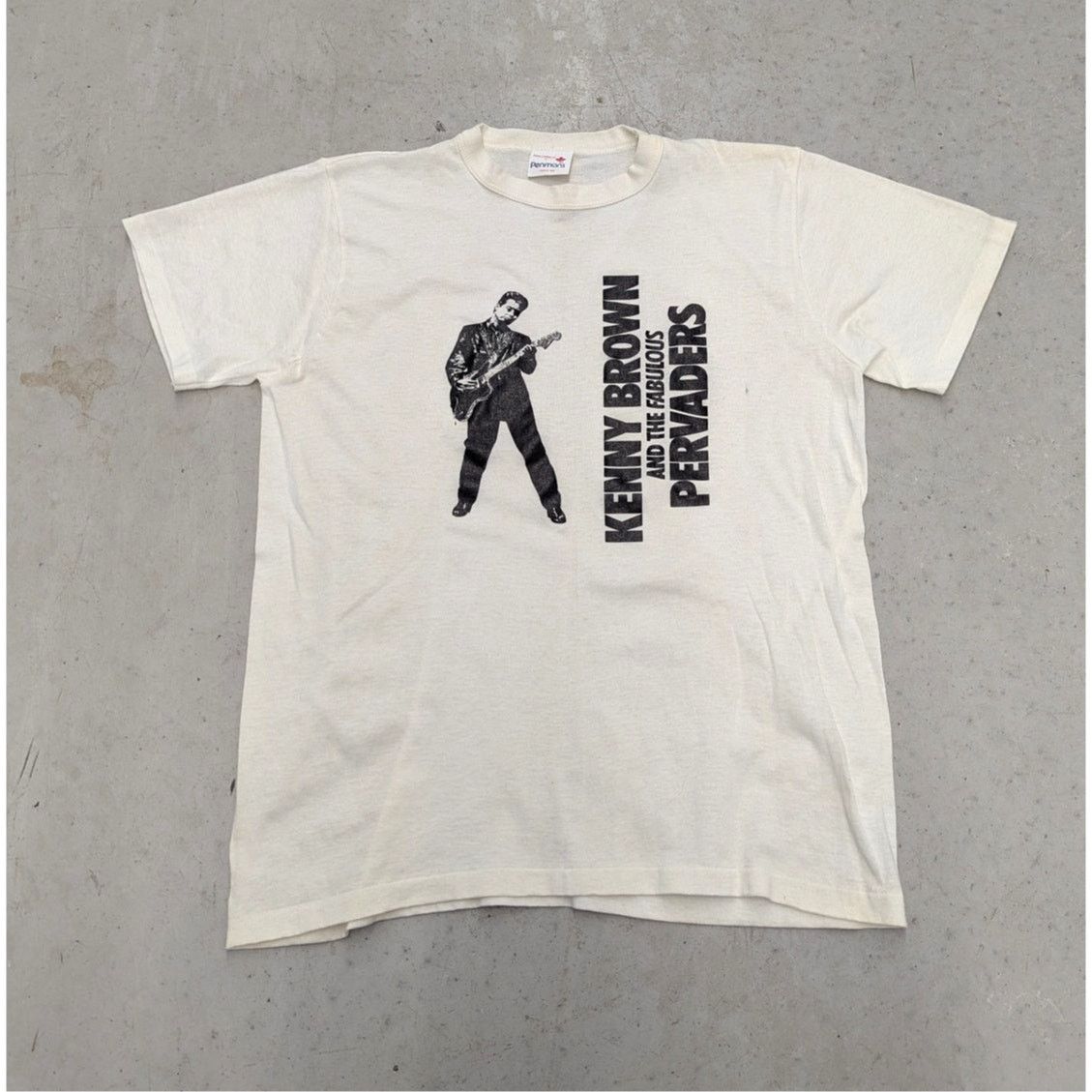 Band Tees × Vintage 80s Vintage Kenny Brown and the Pervaders Band t-shirt Size US M / EU 48-50 / 2 - 1 Thumbnail