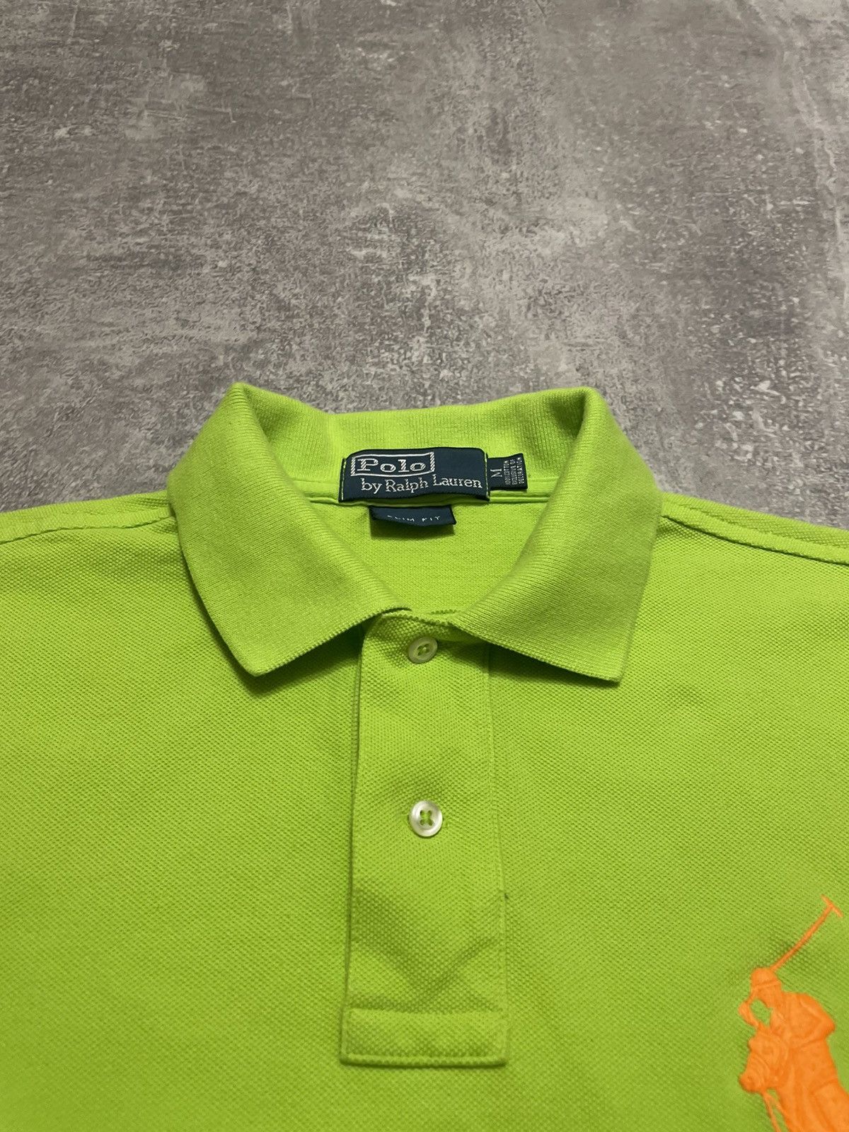 Polo Ralph Lauren Vintage Polo Ralph Lauren Neon Green Big Ponny Logo Size US M / EU 48-50 / 2 - 7 Thumbnail