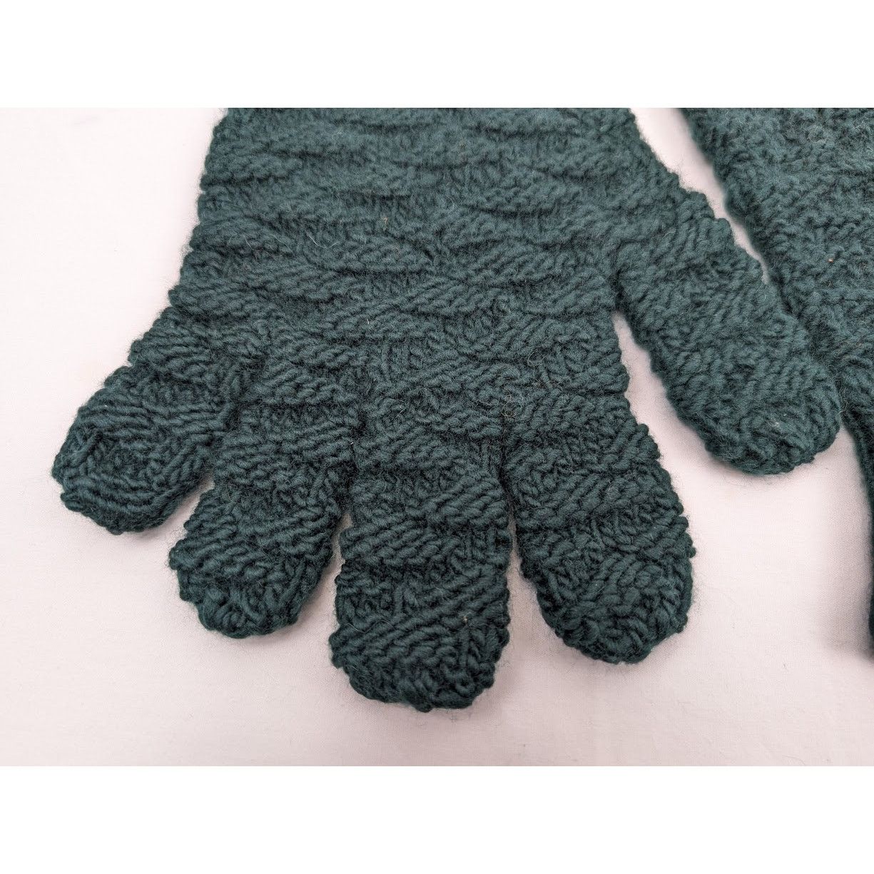 Bottega Veneta o1rshd1 Size: S / Wool Handknit Gloves in Billiard Size ONE SIZE - 7 Thumbnail