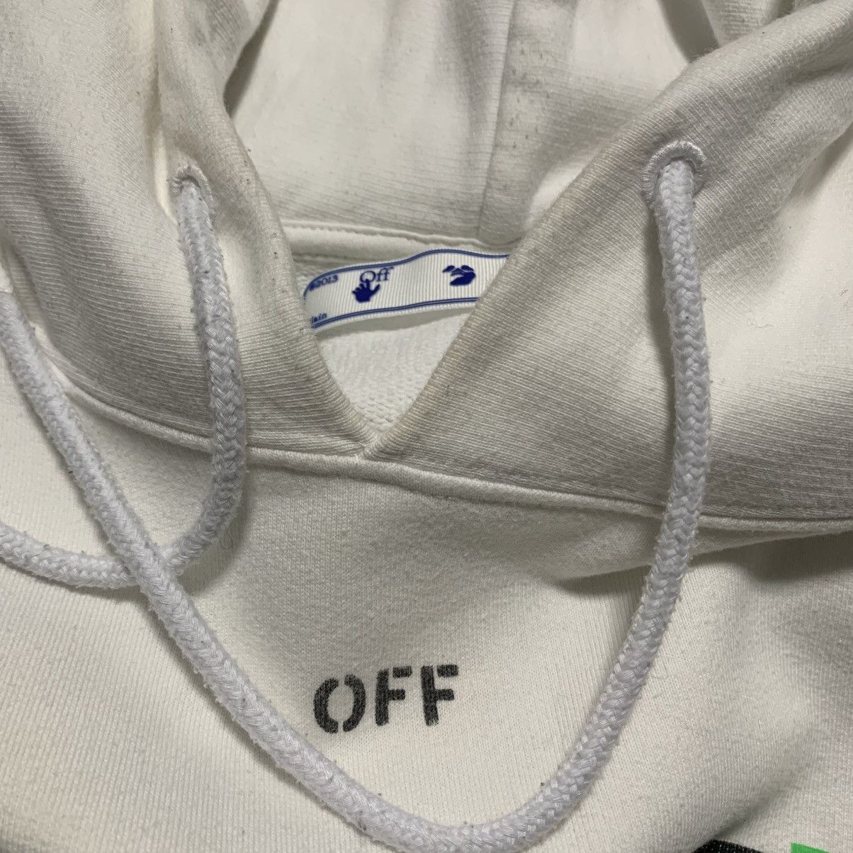 Off-White Off White Medium Pascal Arrows White Hoodie Virgil Abloh Size US M / EU 48-50 / 2 - 6 Thumbnail