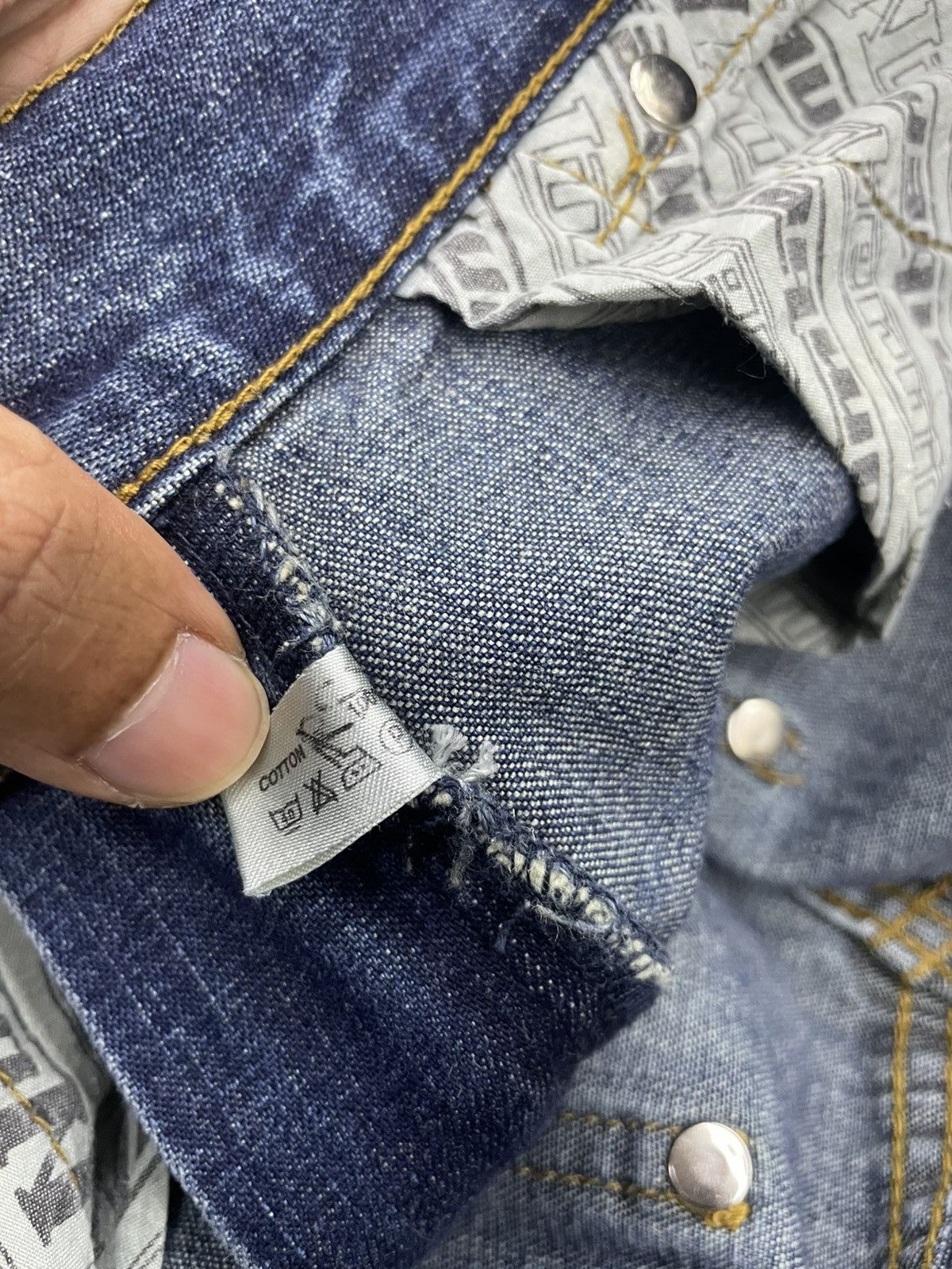 Number (N)ine NUMBER (N)INE PATCHWORK DENIM PANTS Size US 31 - 17 Thumbnail